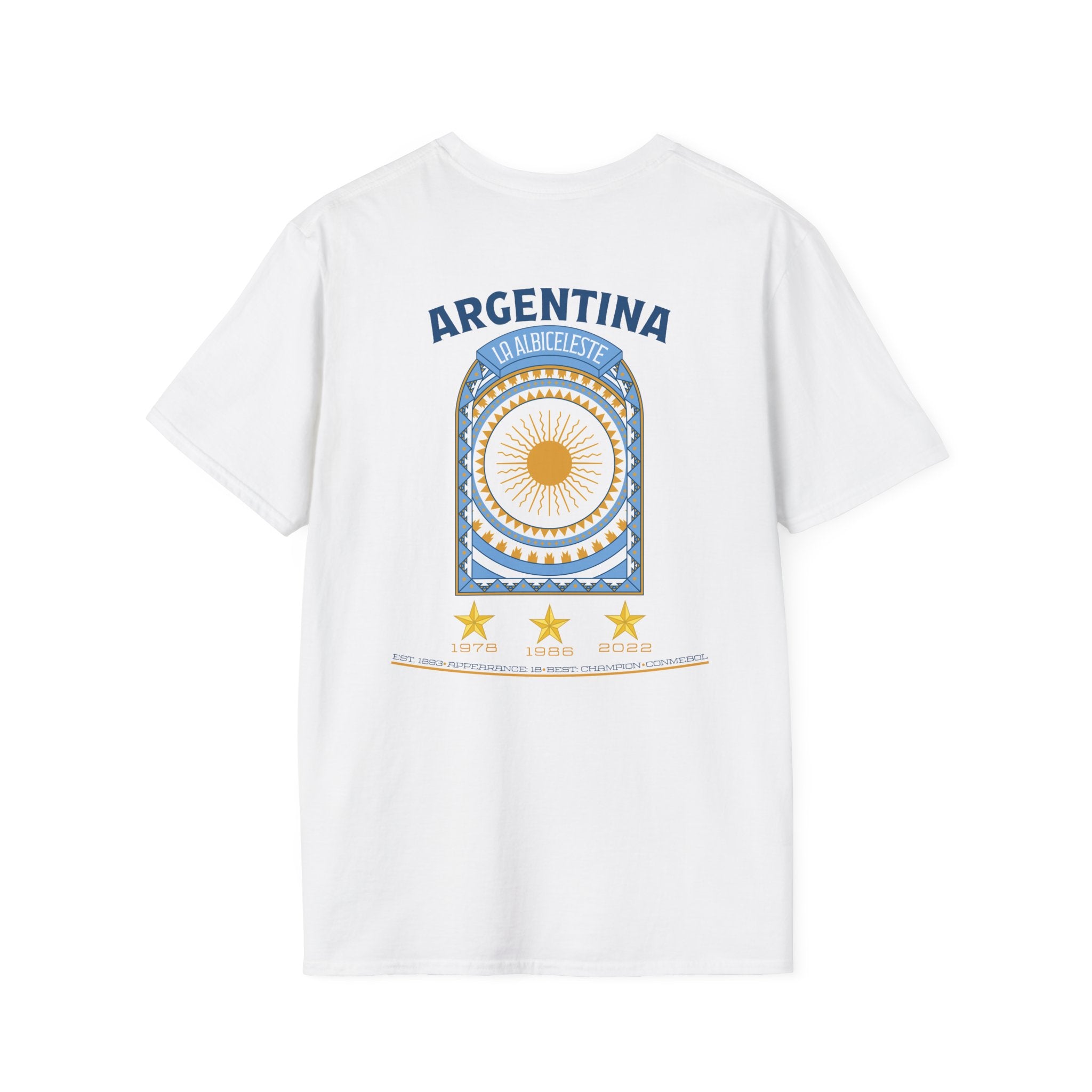 Back - Argentina - La Albiceleste Graphic T-Shirt