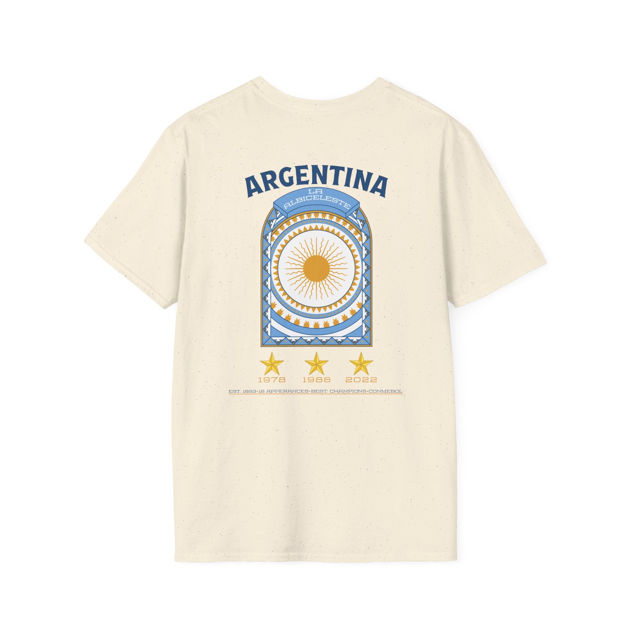 Back - Argentina - La Albiceleste Graphic T-Shirt