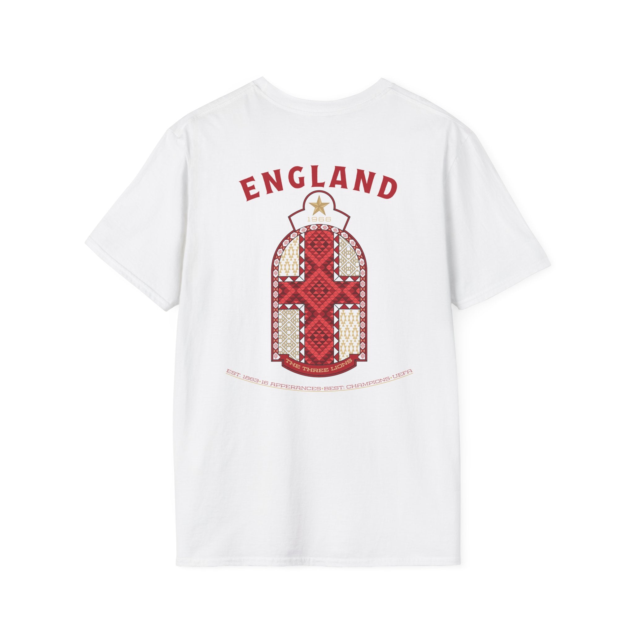 Back - England - The Three Lions Graphic T-Shirt