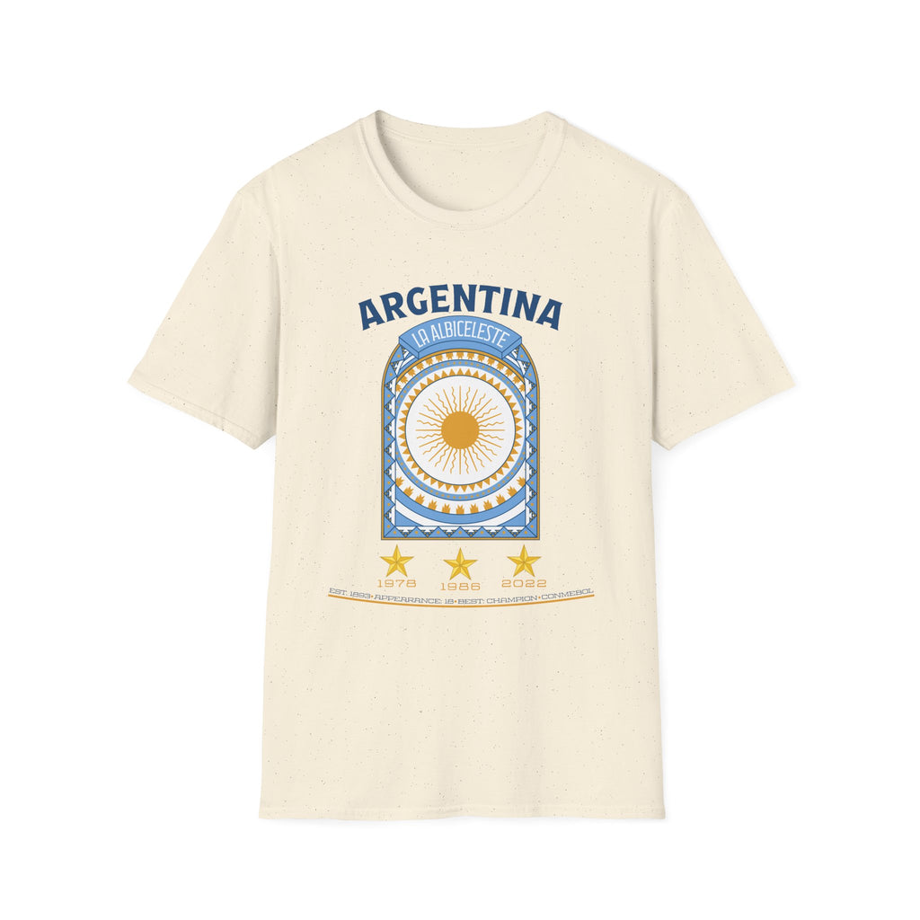 Front - Argentina - La Albiceleste Graphic T-Shirt