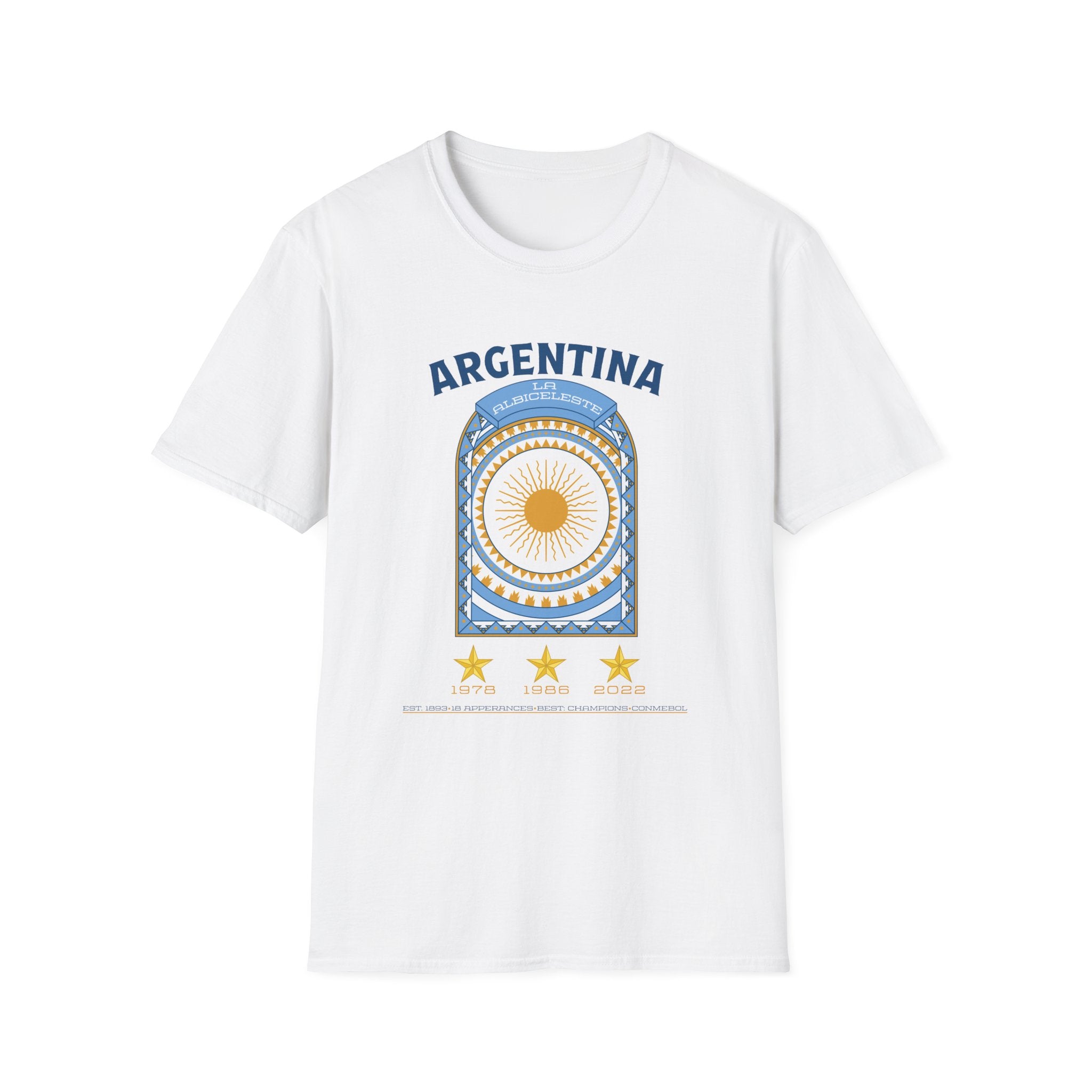 Front - Argentina - La Albiceleste Graphic T-Shirt
