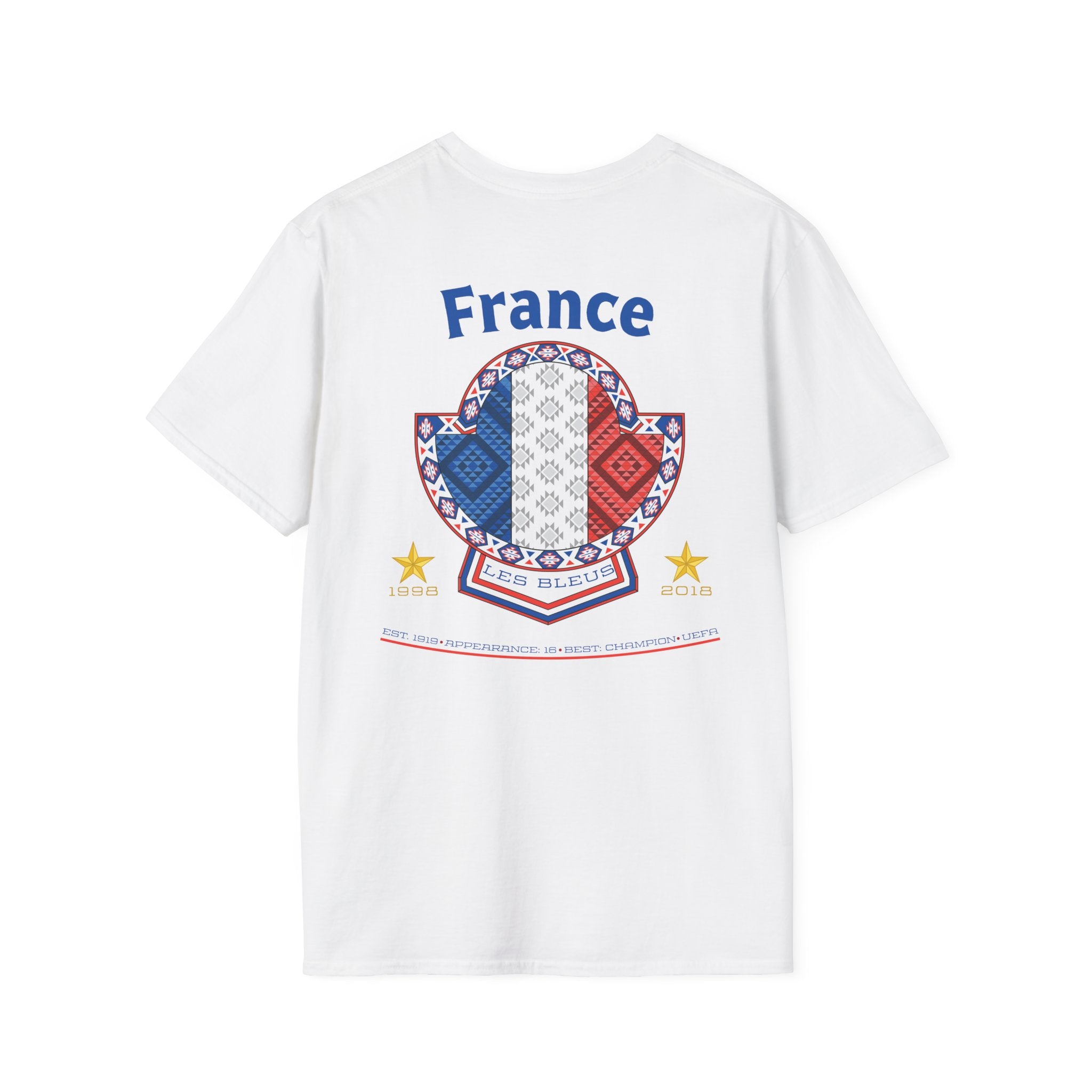 Back - France - Les Bleus Graphic T-Shirt