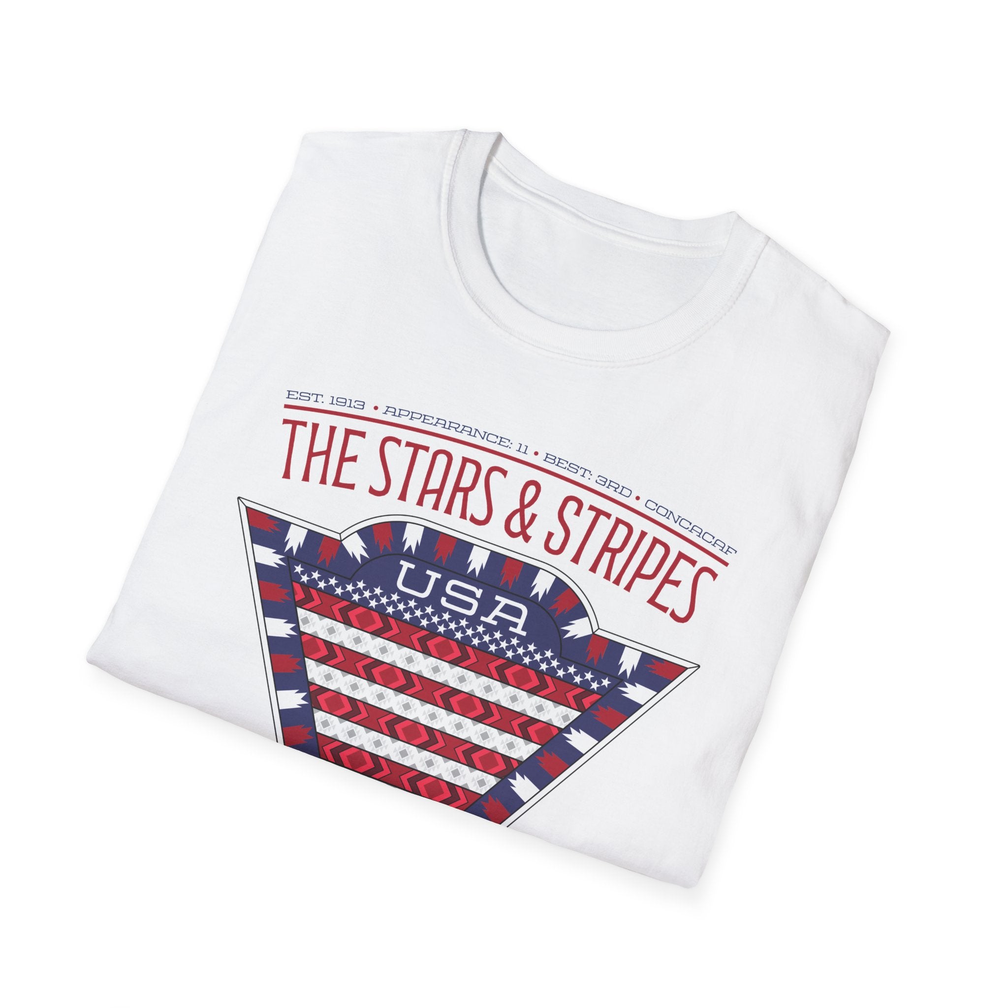 FRONT- USA - THE STARS & STRIPES GRAPHIC T-SHIRT