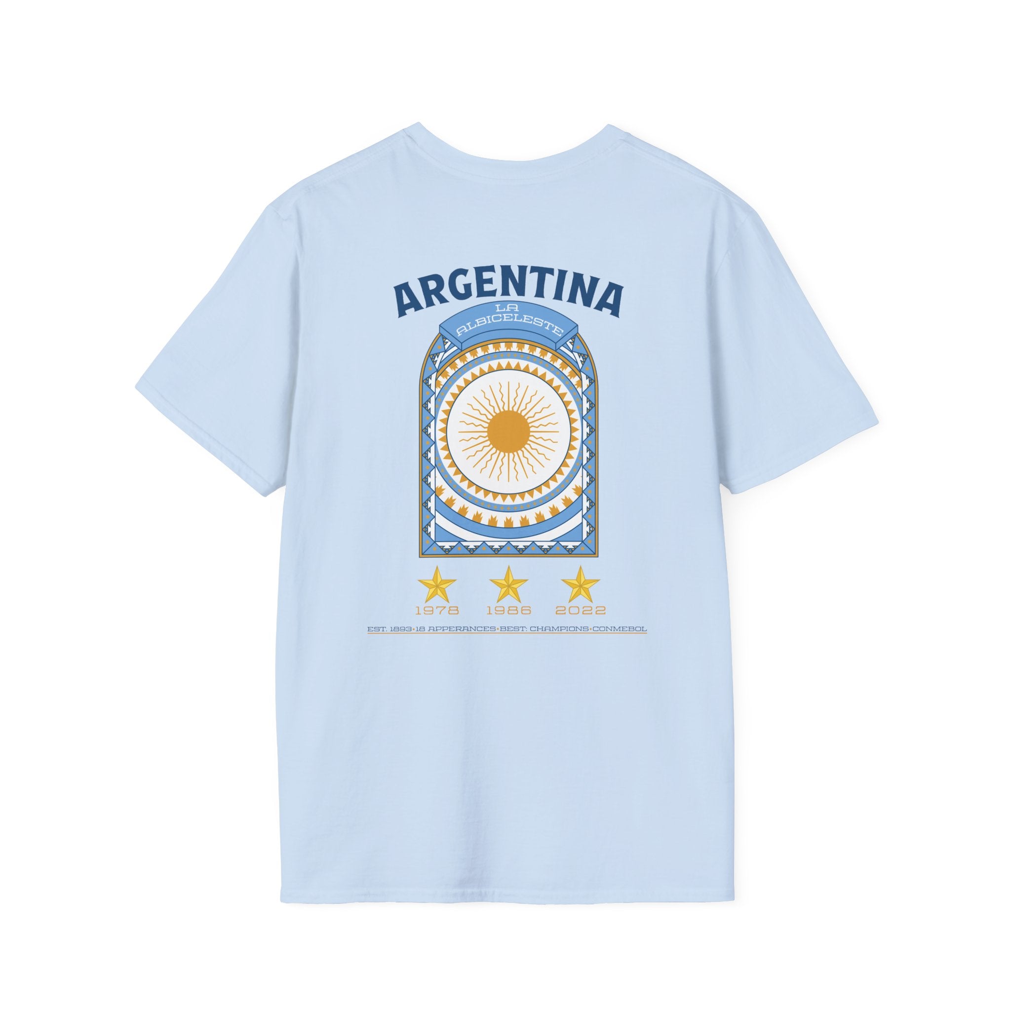 Back - Argentina - La Albiceleste Graphic T-Shirt
