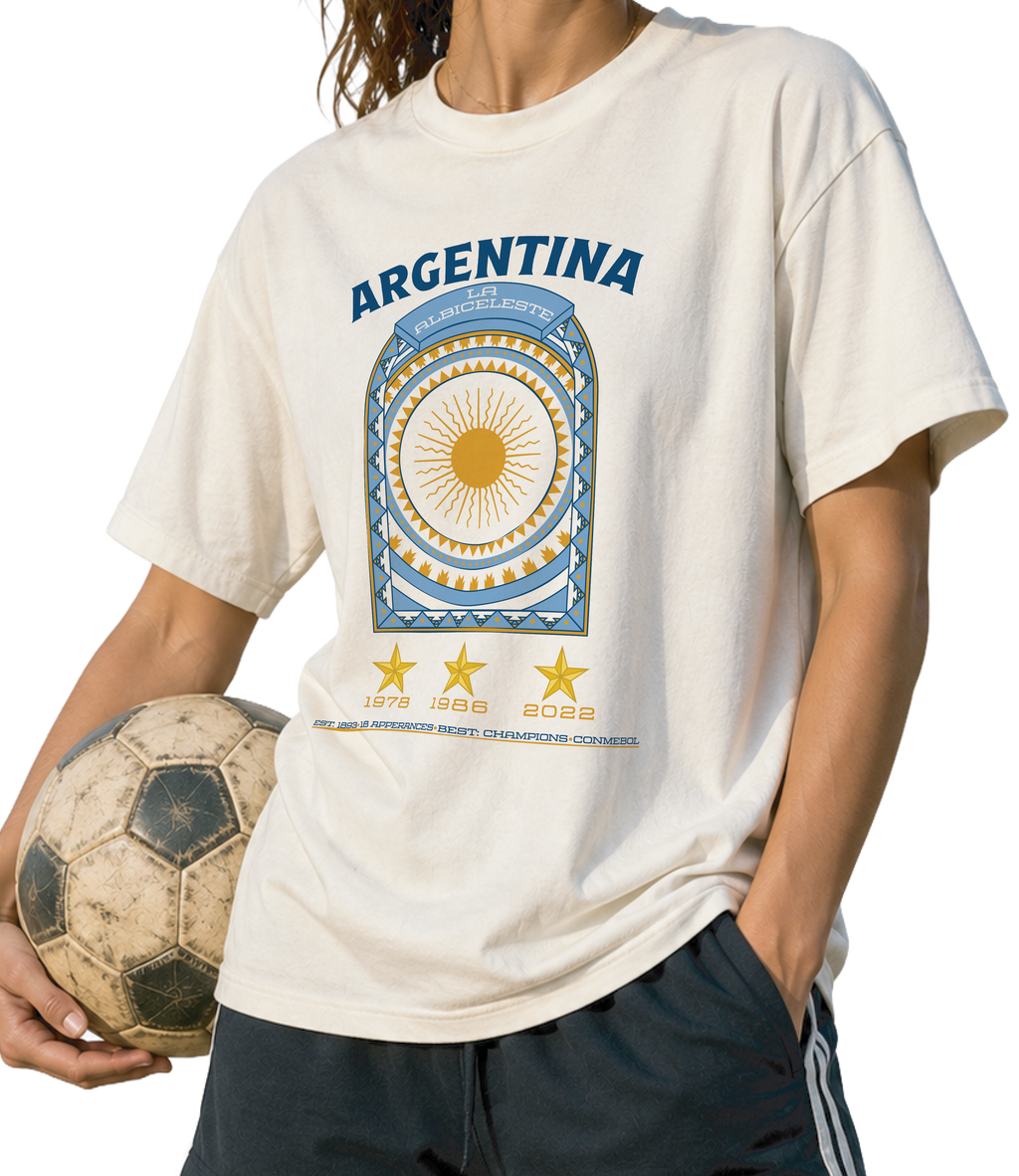 Front - Argentina - La Albiceleste Graphic T-Shirt
