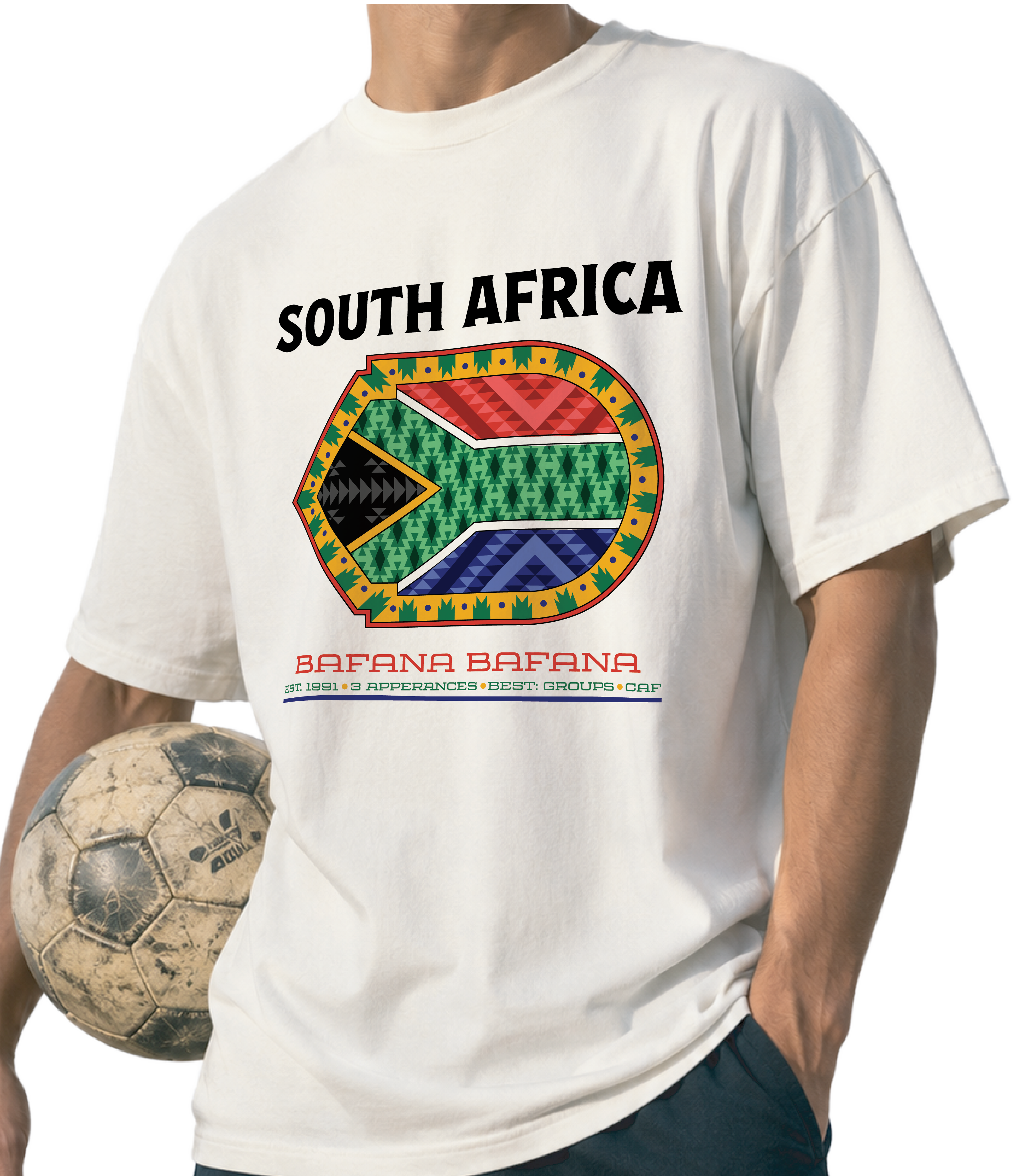 Front - South Africa - Bafana Bafana Graphic T-Shirt