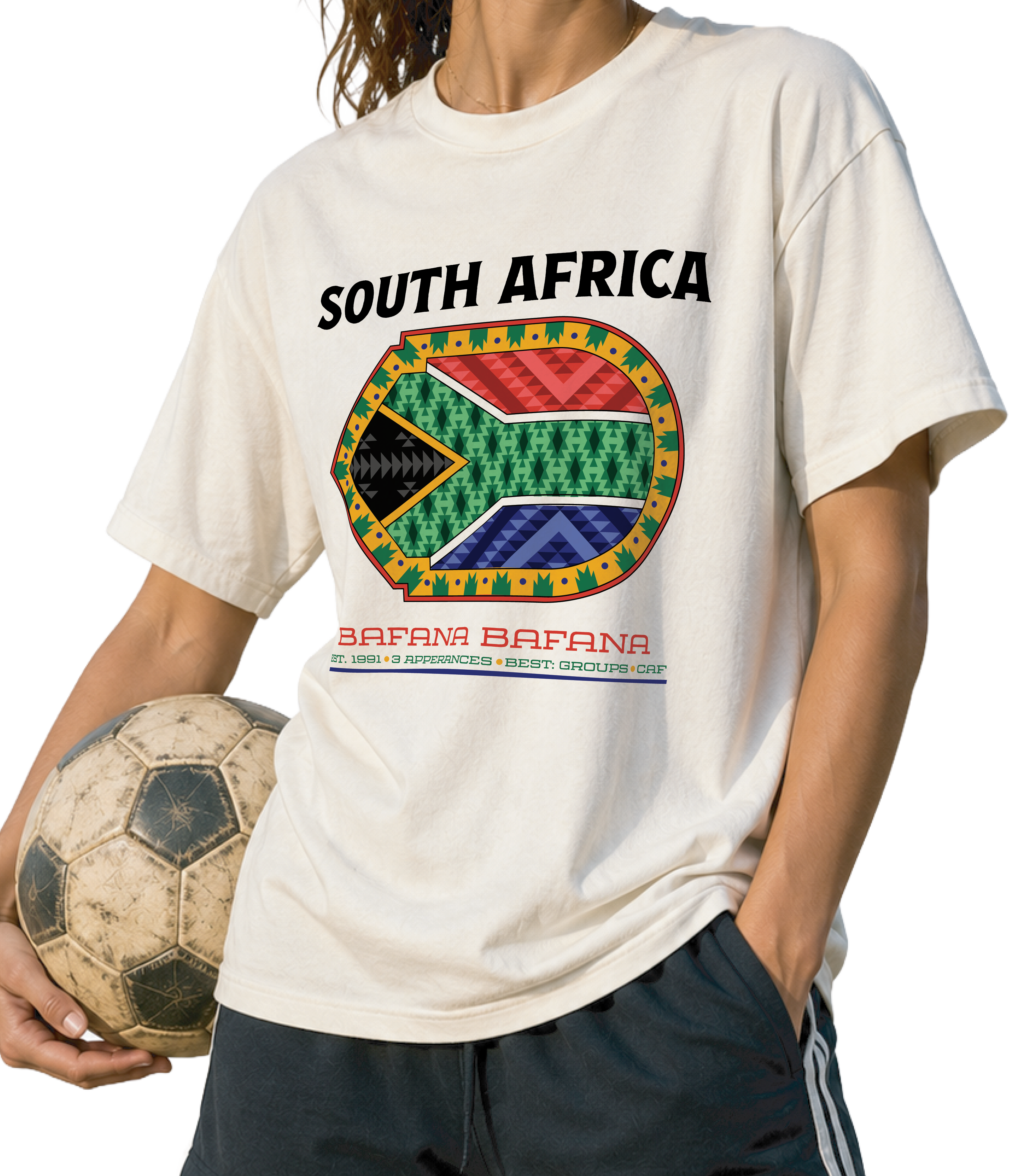 Front - South Africa - Bafana Bafana Graphic T-Shirt