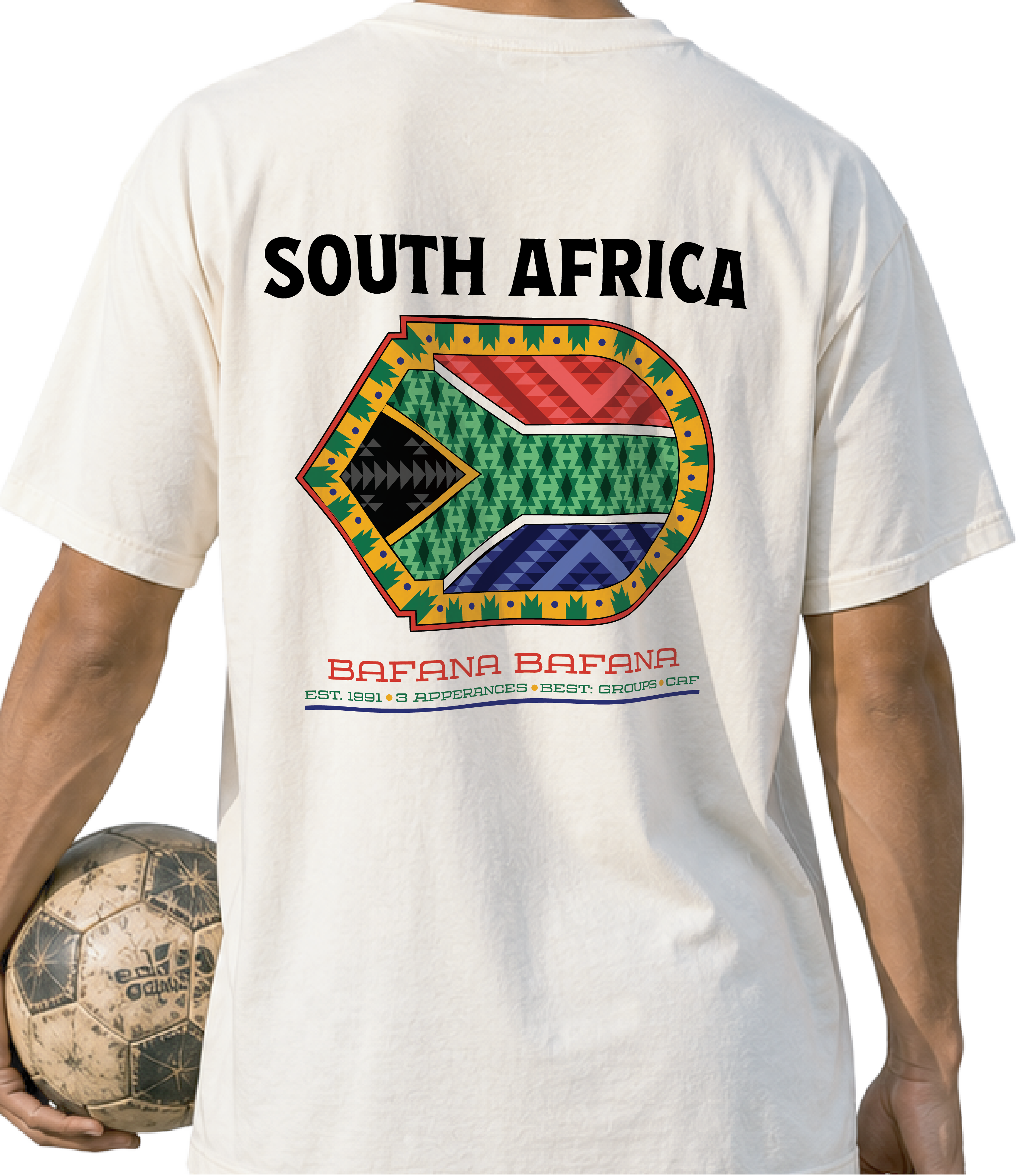 Back - South Africa - Bafana Bafana Graphic T-Shirt