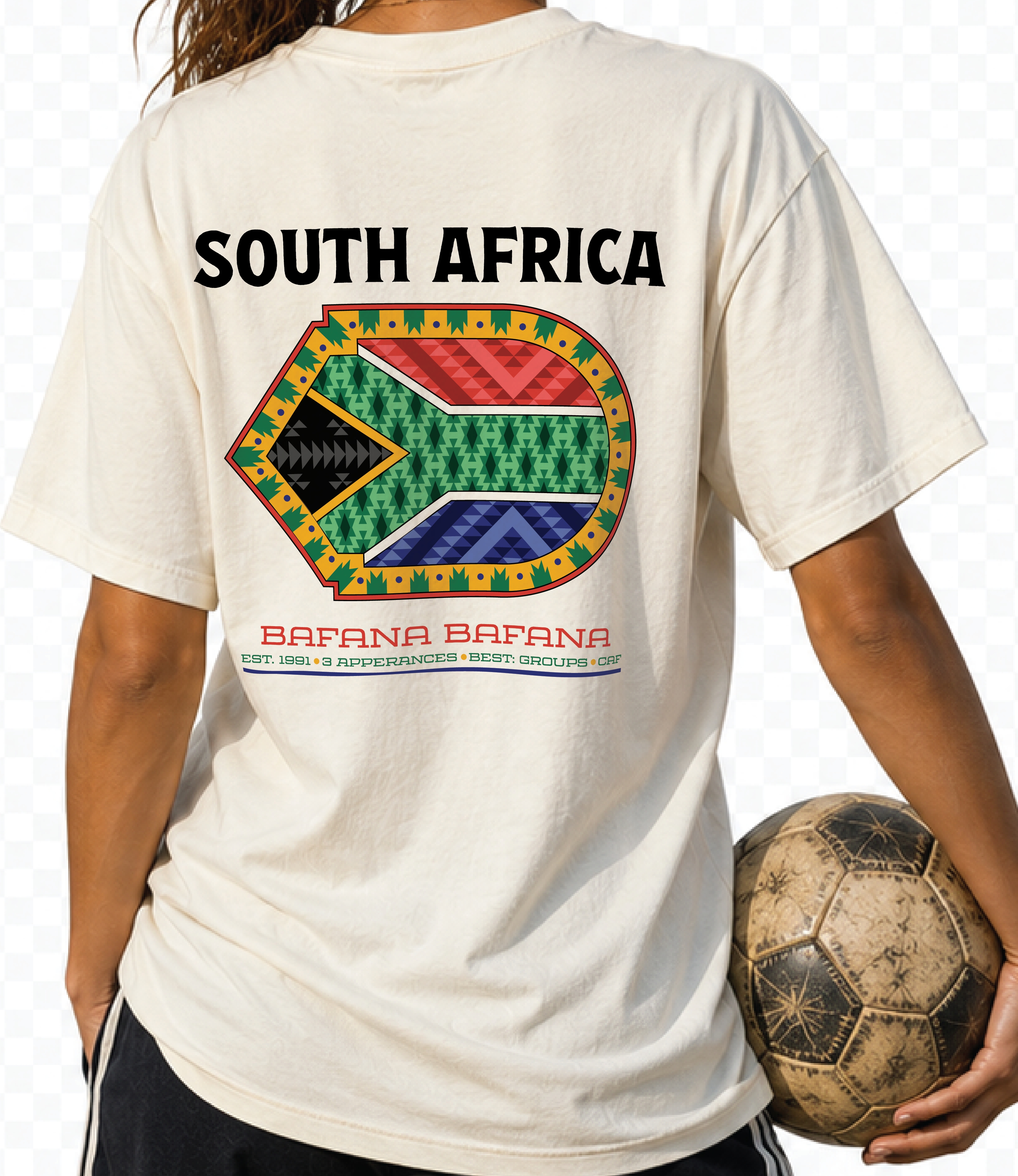 Back - South Africa - Bafana Bafana Graphic T-Shirt