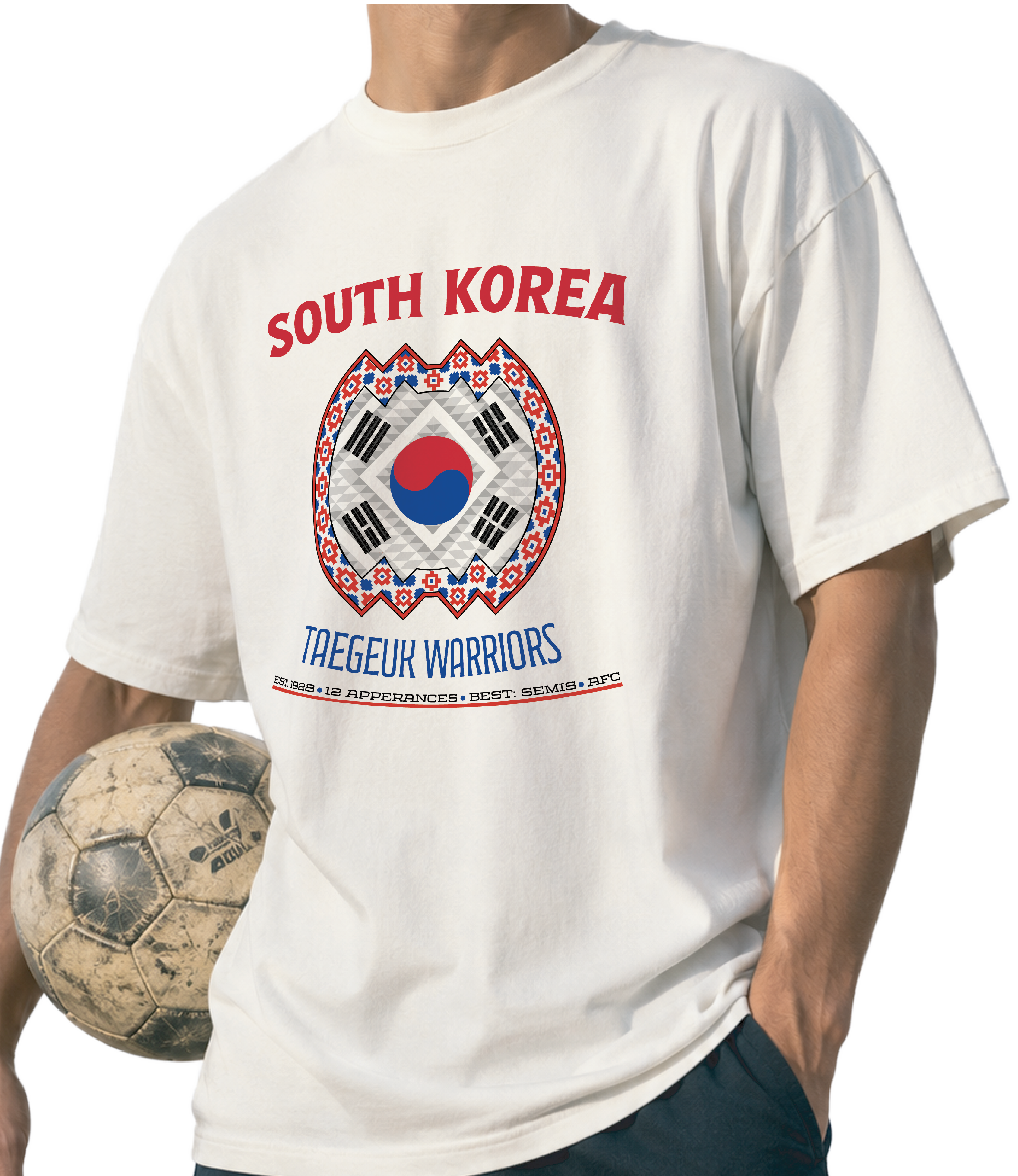 Front - South Korea - Taegeuk Warriors GRAPHIC T-SHIRT