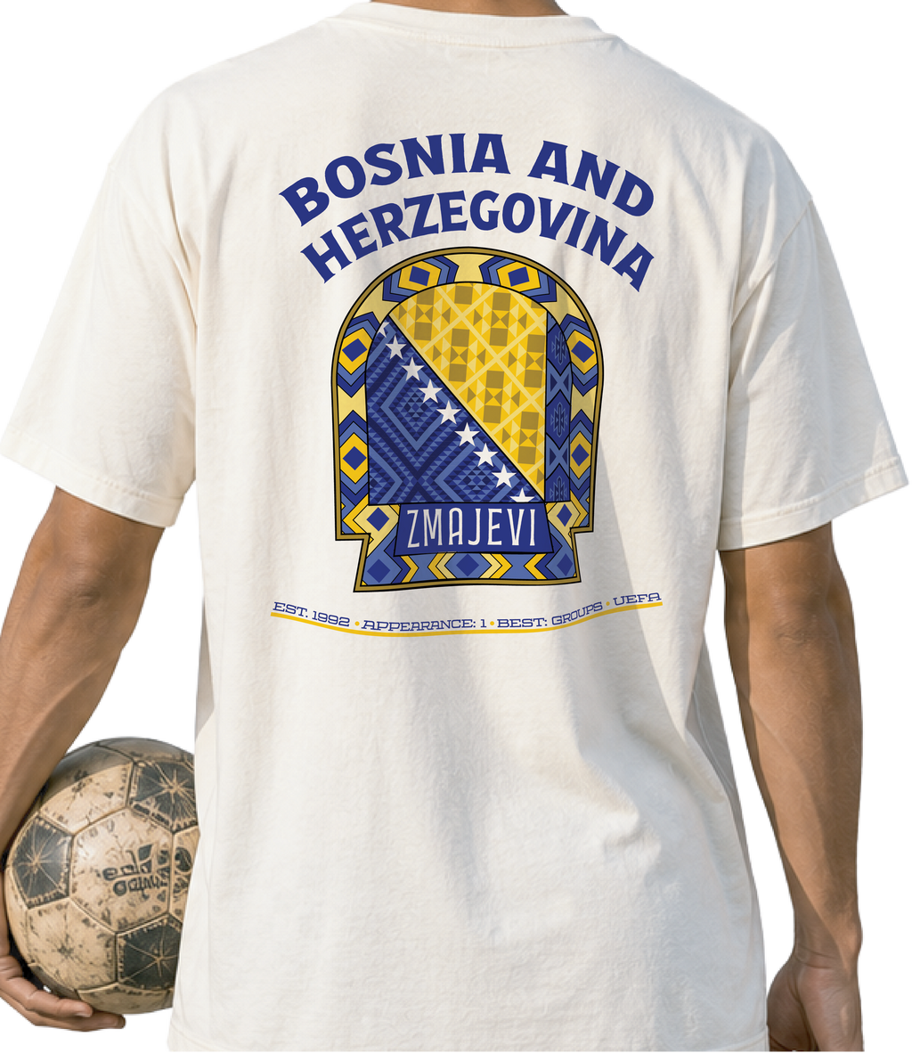 Back- Bosnia and Herzegovina - Zmajevi - Graphic T-Shirt