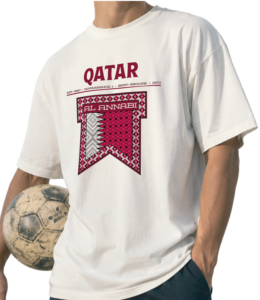 Front - Qatar - Al Annabi Graphic T-Shirt
