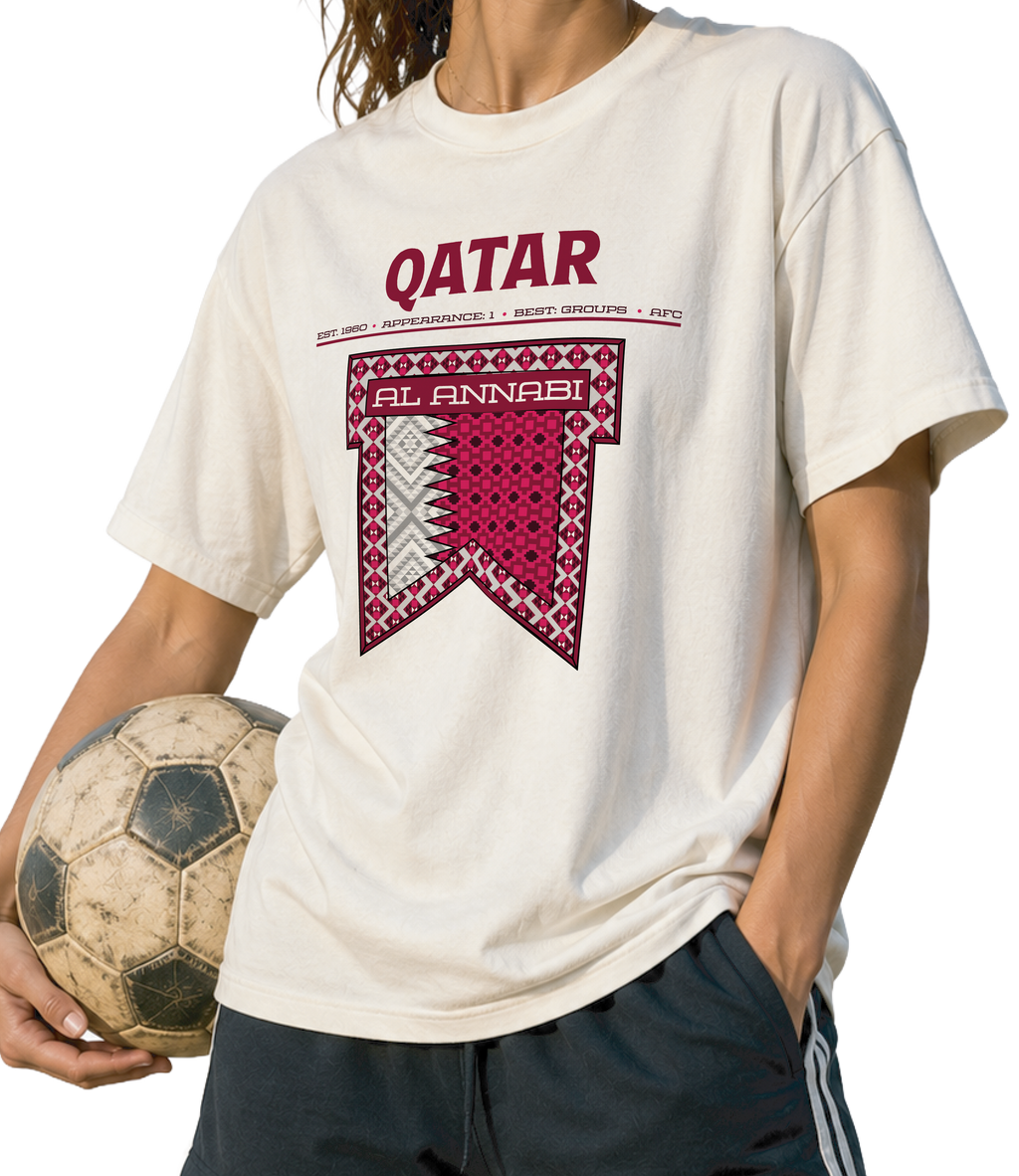 Front - Qatar - Al Annabi Graphic T-Shirt