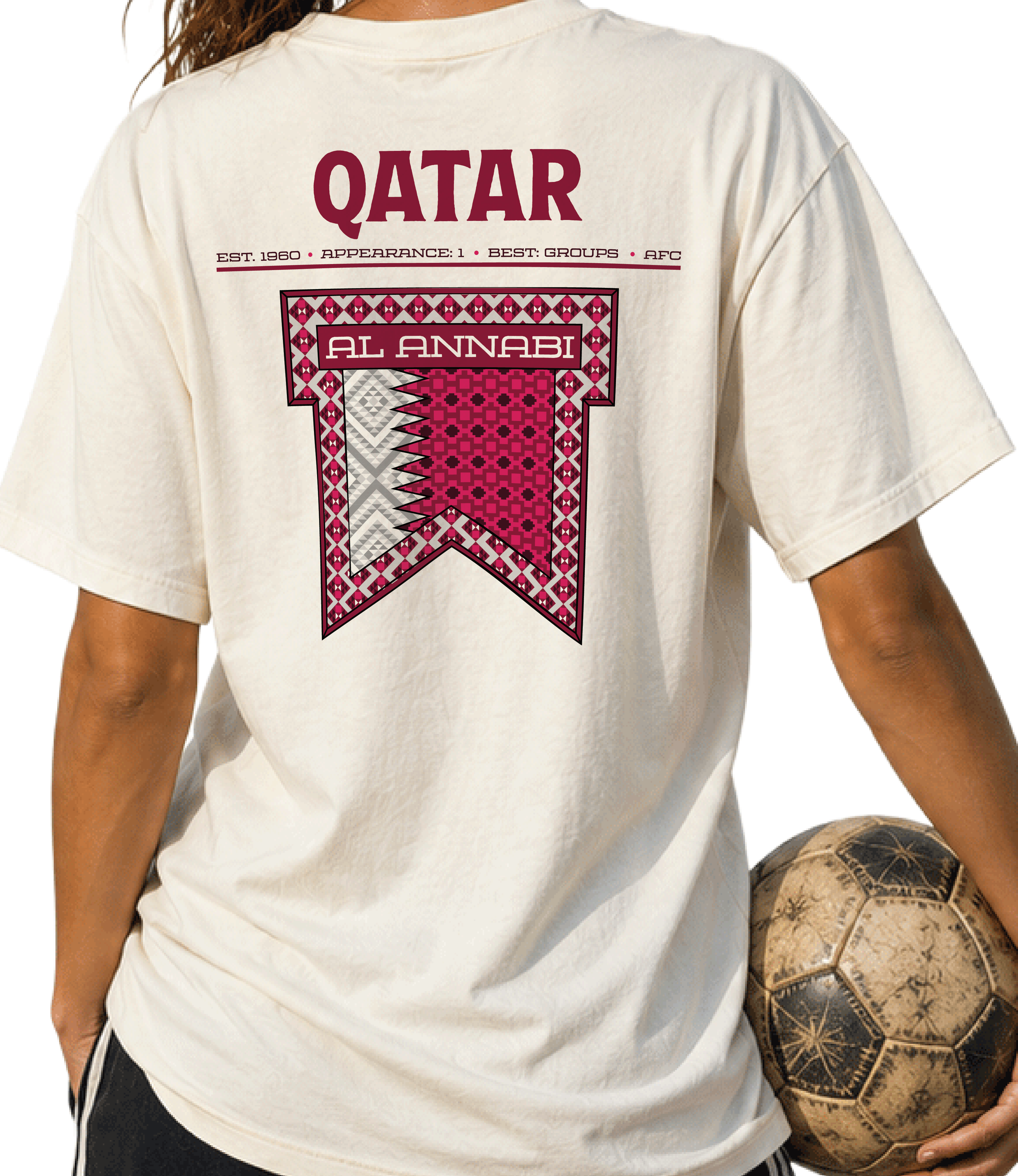 Back - Qatar - Al Annabi Graphic T-Shirt