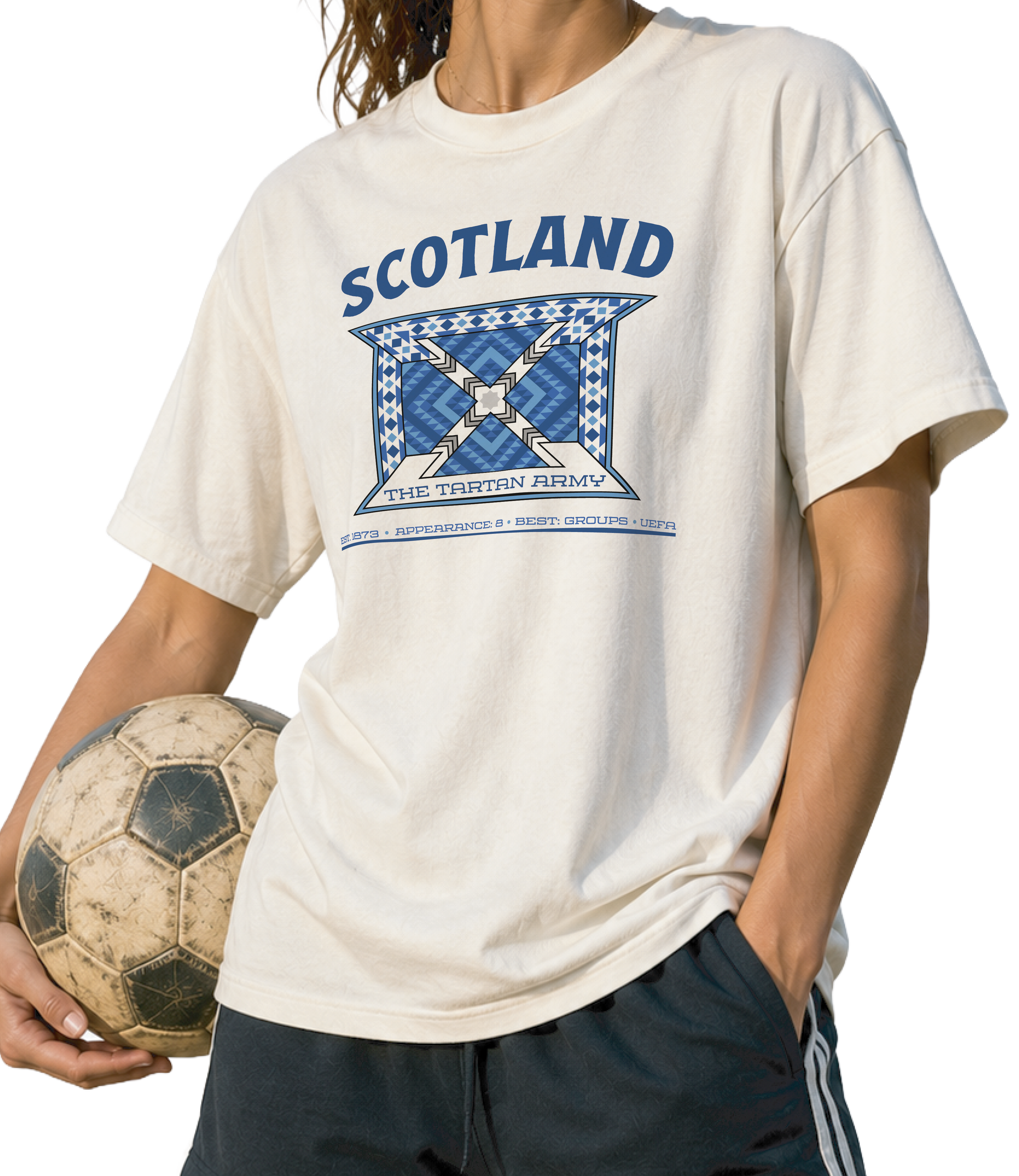 Front - Scotland - The Tartan Army  Graphic T-shirt
