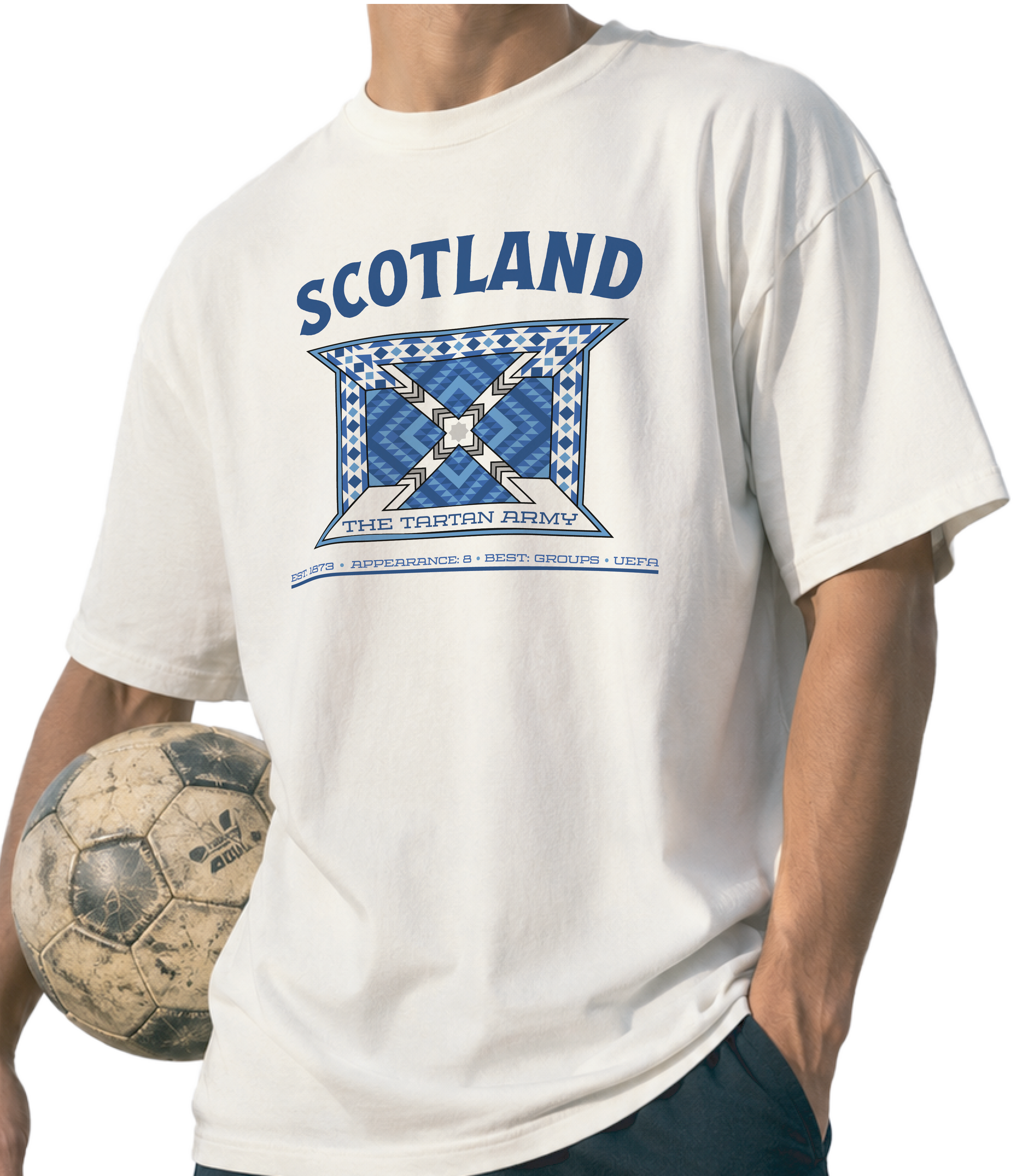 Front - Scotland - The Tartan Army  Graphic T-shirt