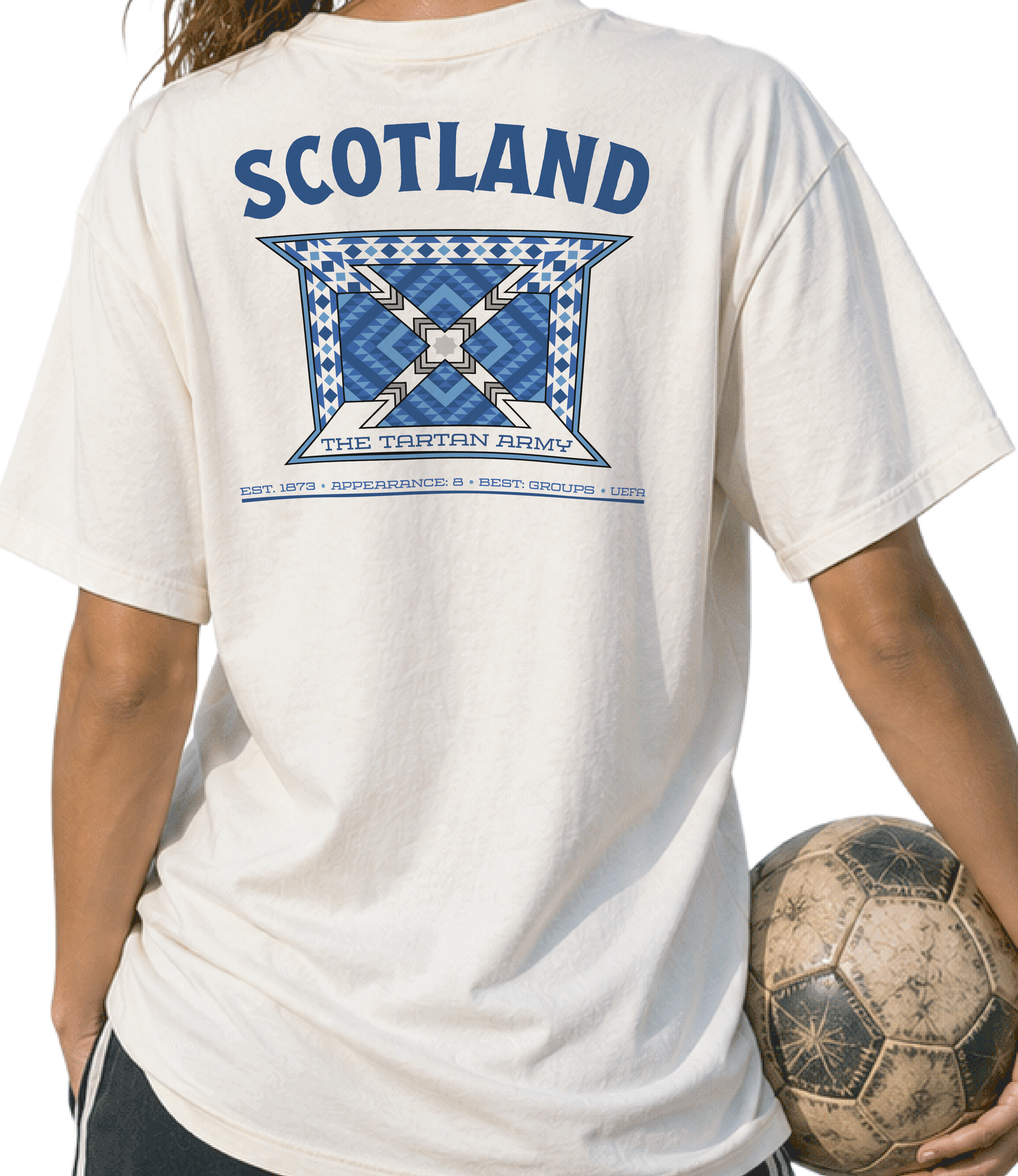 Back - Scotland - The Tartan Army  Graphic T-shirt