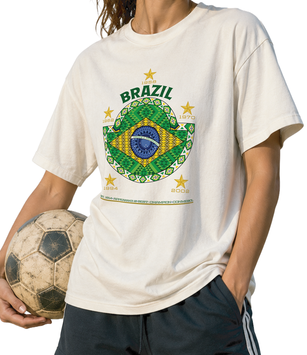Front - Brazil - Seleção Graphic T-Shirt