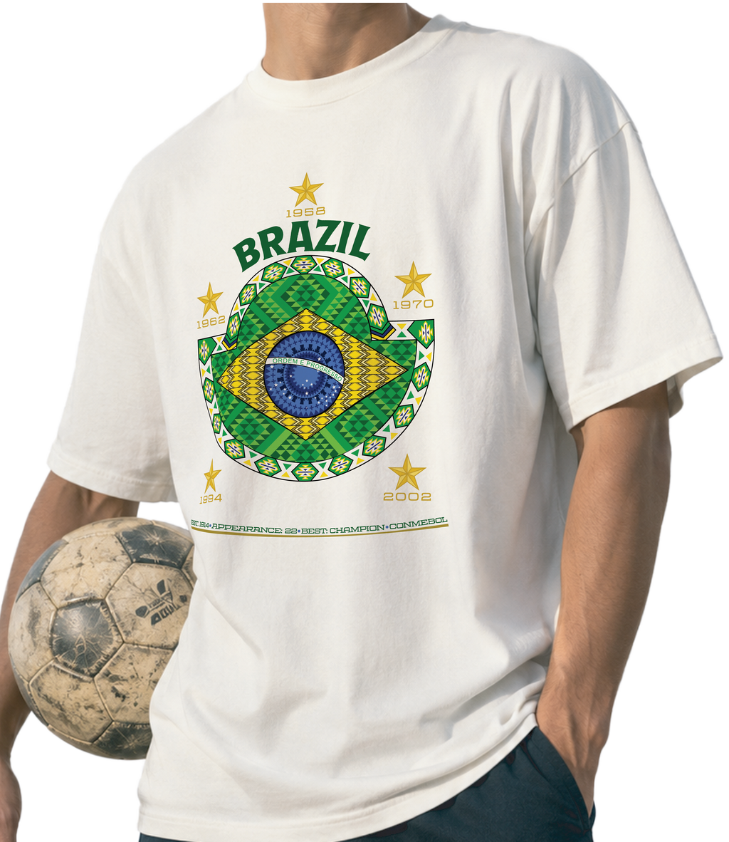 Front - Brazil - Seleção Graphic T-Shirt