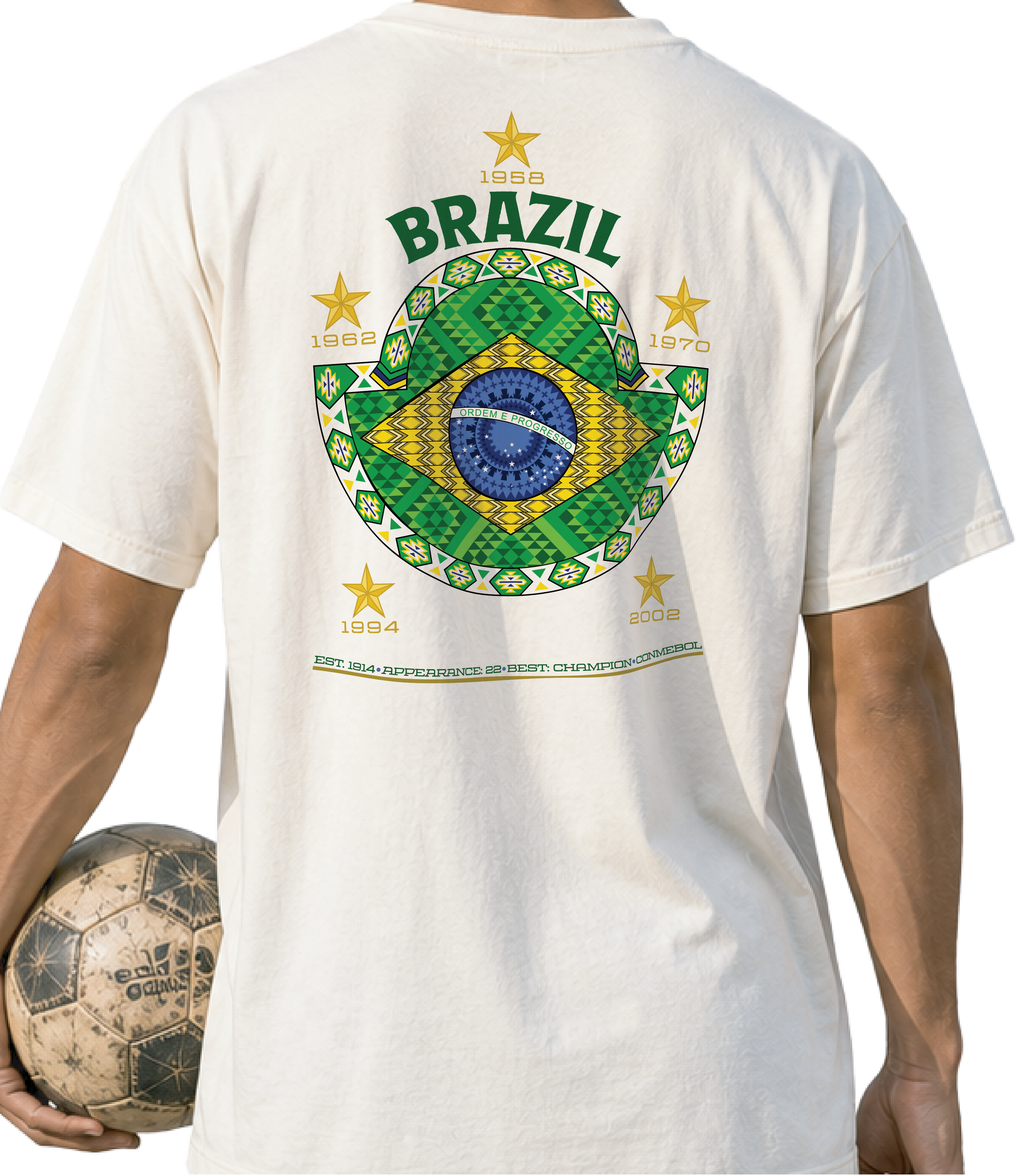 Back - Brazil - Seleção Graphic T-Shirt