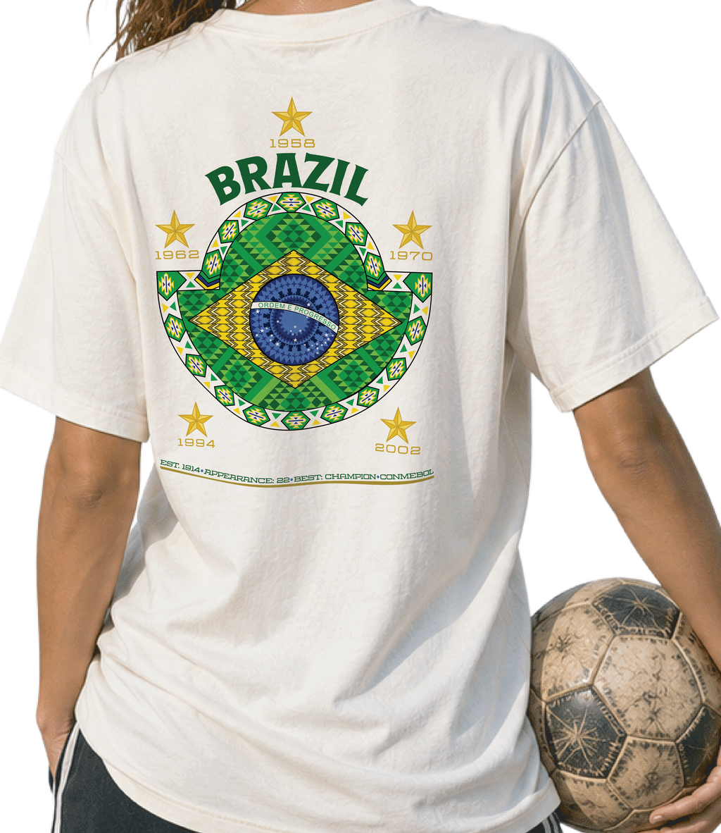 Back - Brazil - Seleção Graphic T-Shirt