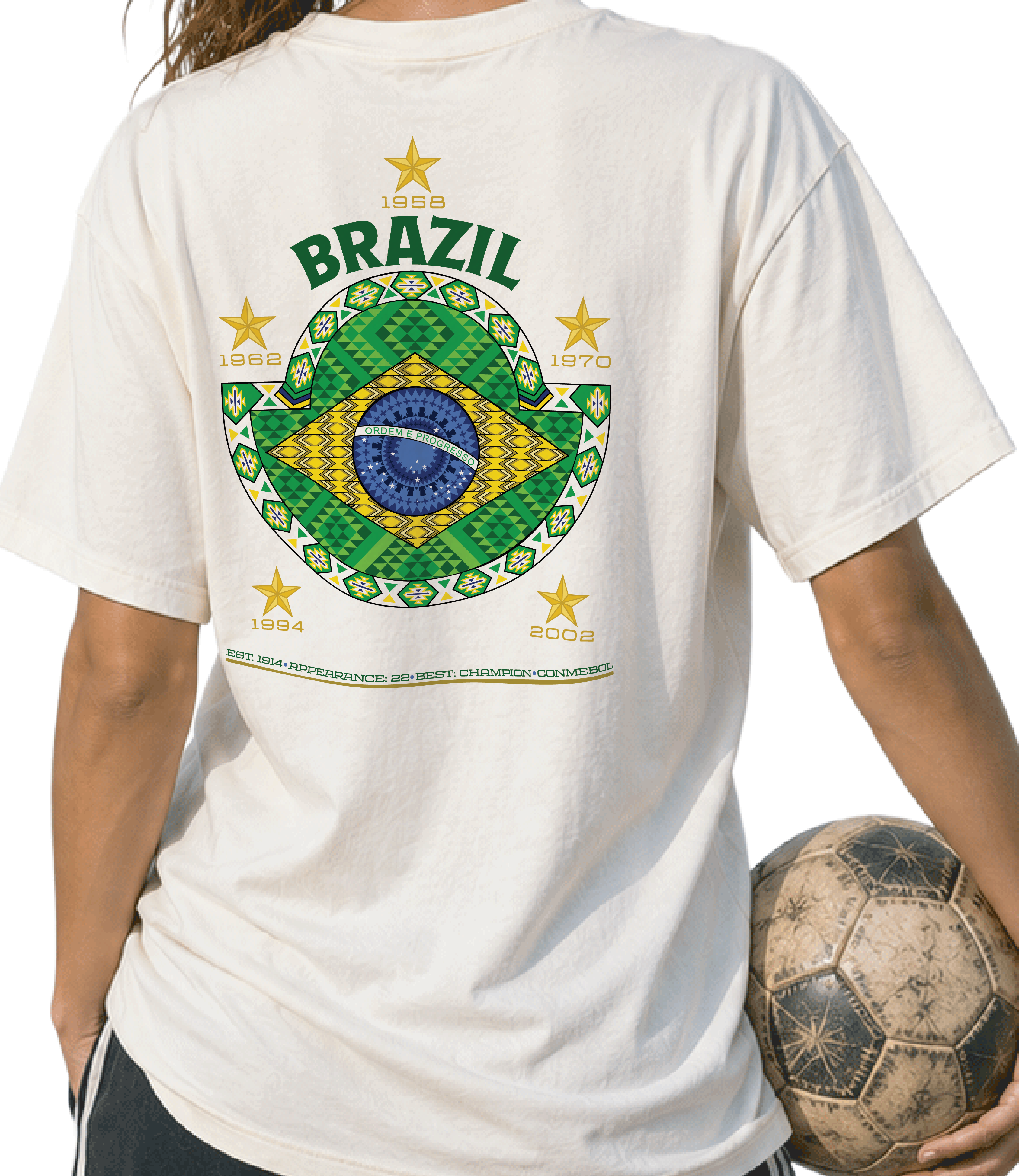 Back - Brazil - Seleção Graphic T-Shirt