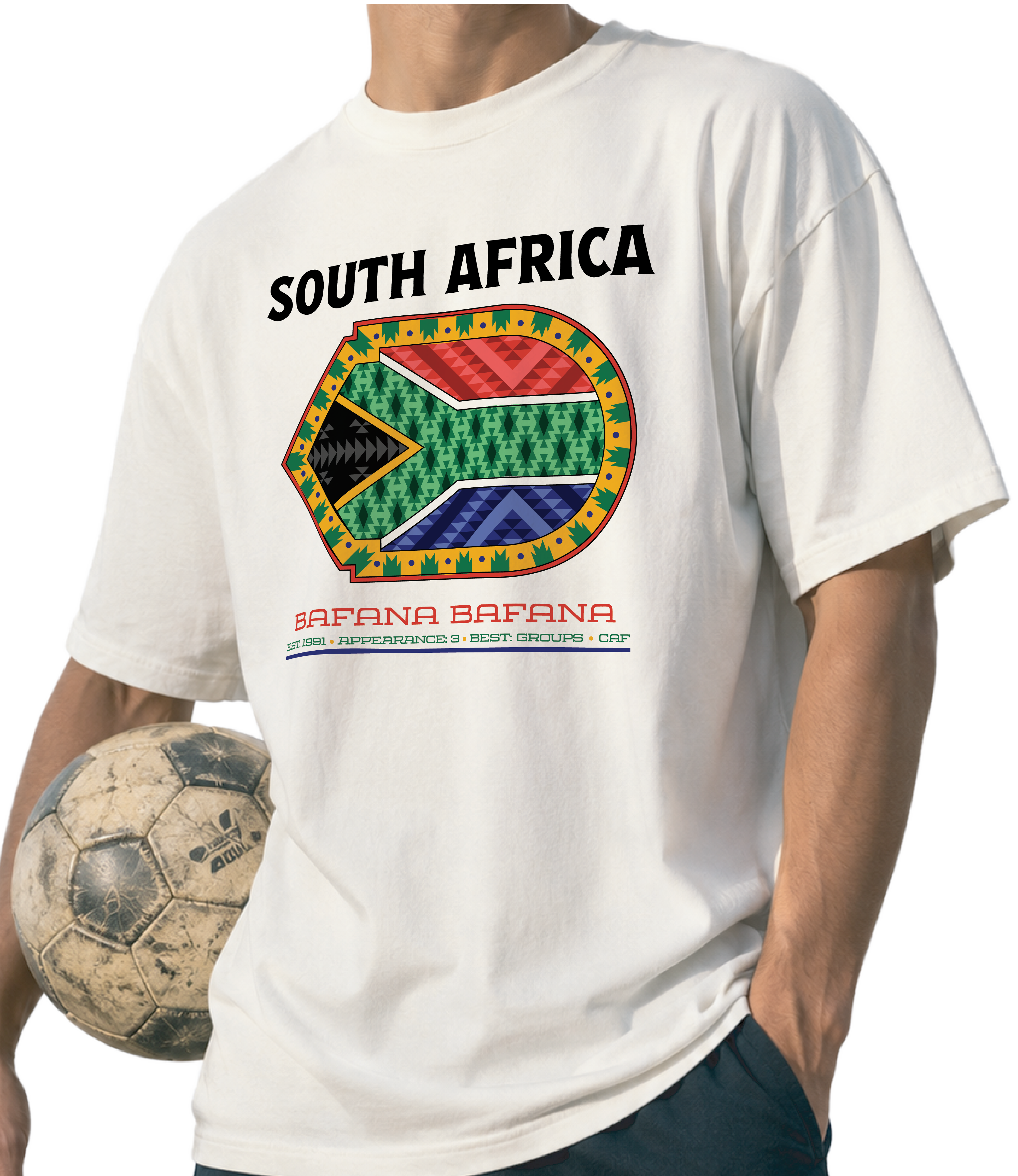 Front - South Africa - Bafana Bafana Graphic T-Shirt