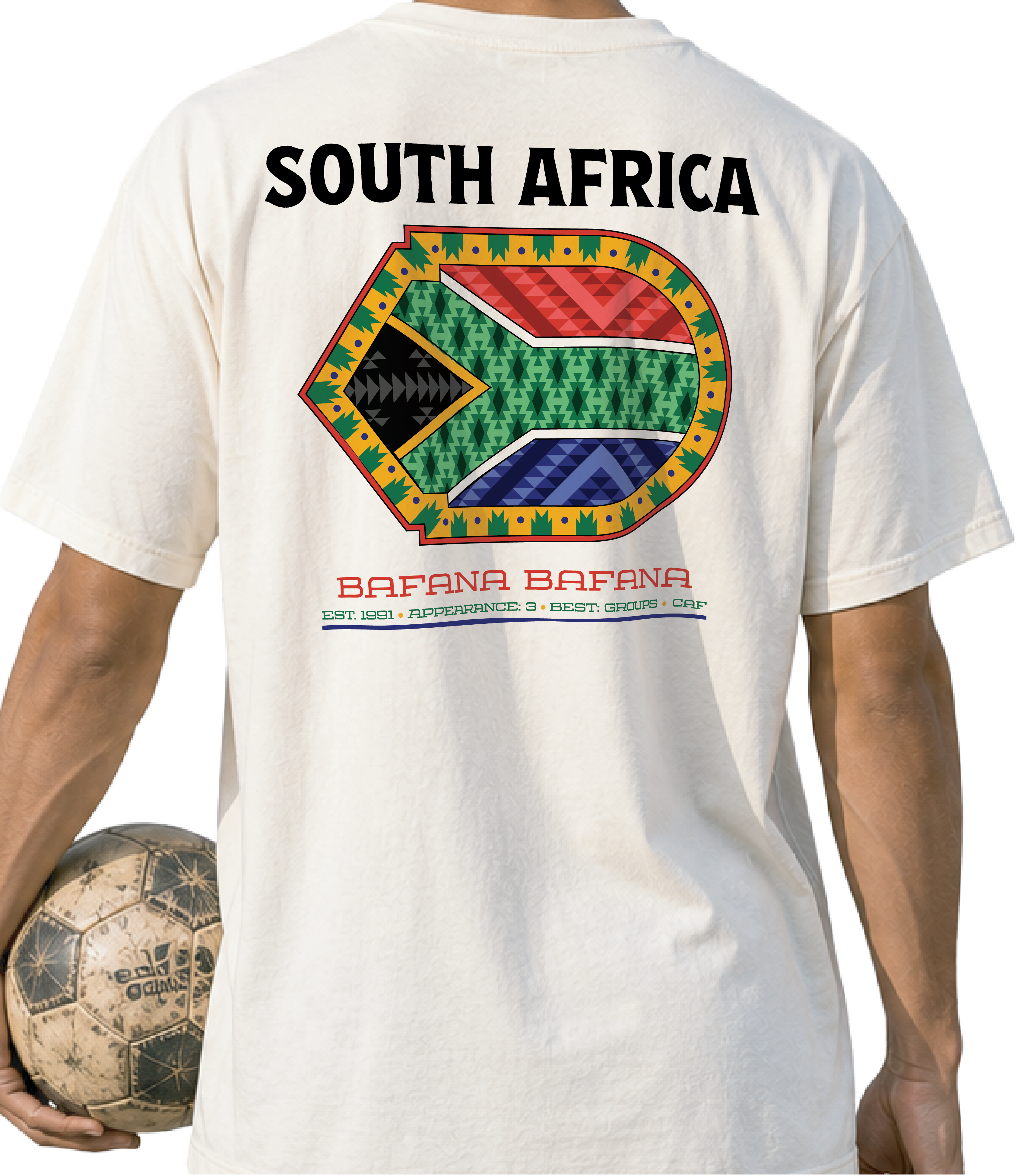 Back - South Africa - Bafana Bafana Graphic T-Shirt