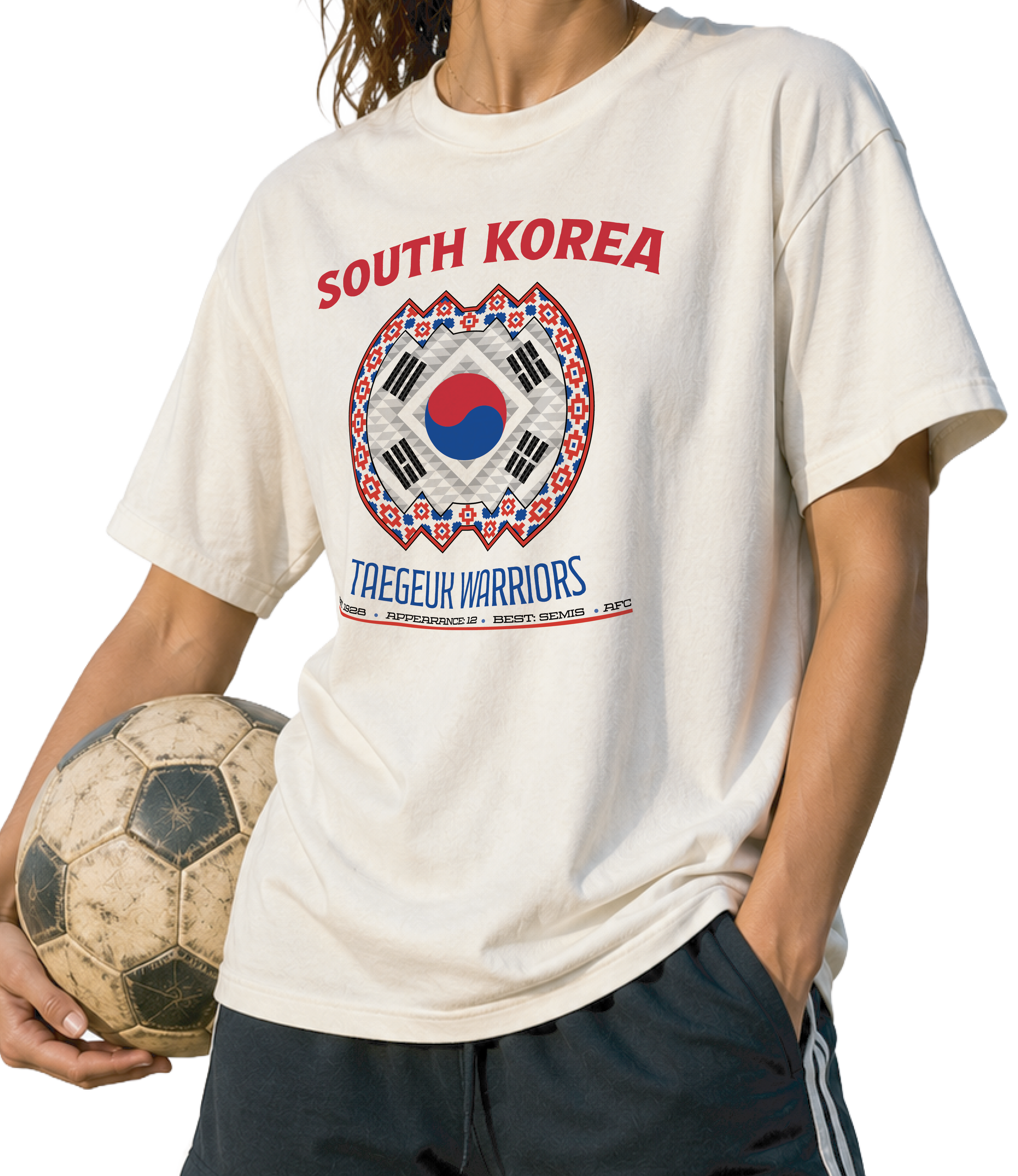 Front - South Korea - Taegeuk Warriors GRAPHIC T-SHIRT
