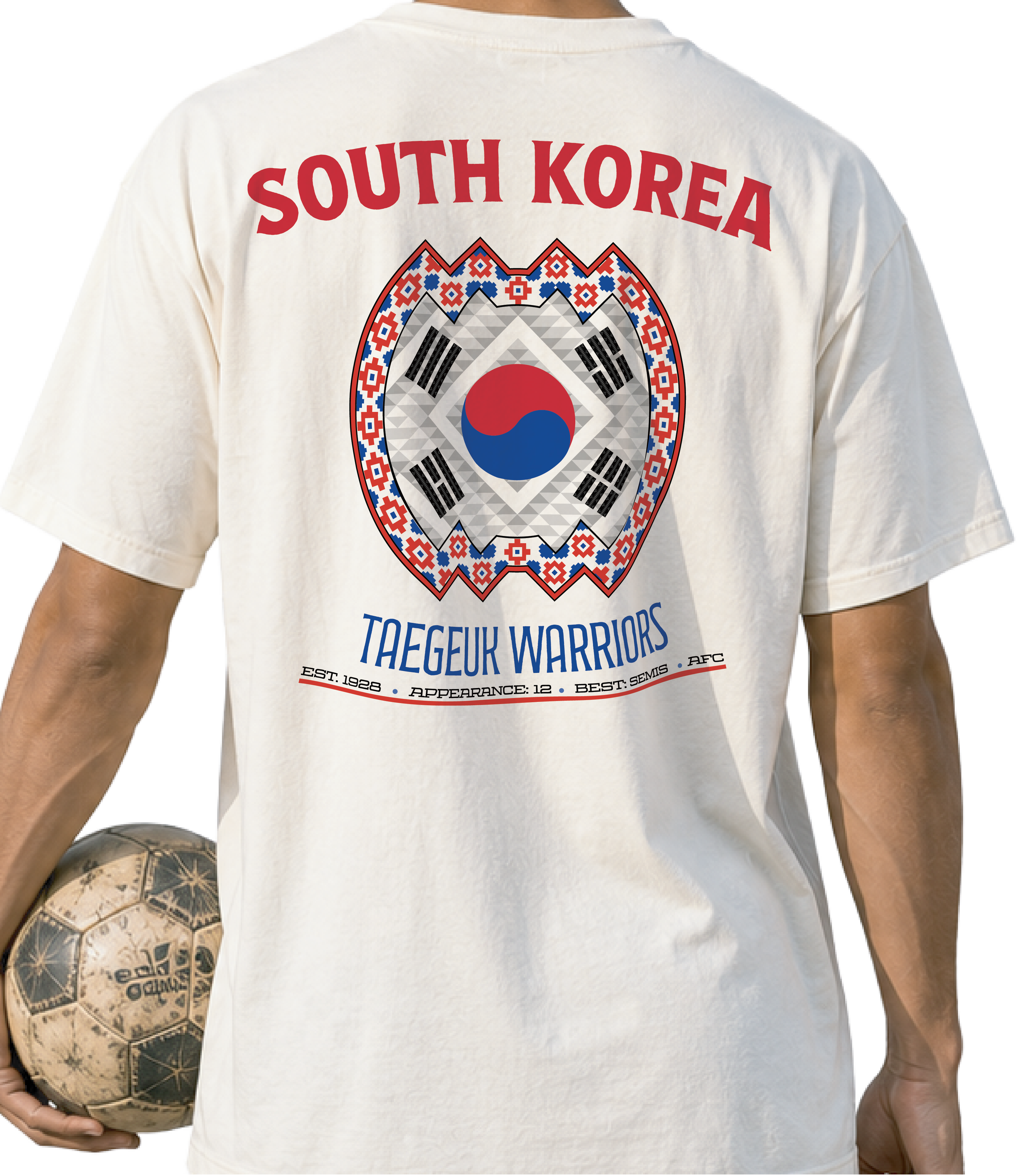 Back - South Korea - Taegeuk Warriors GRAPHIC T-SHIRT