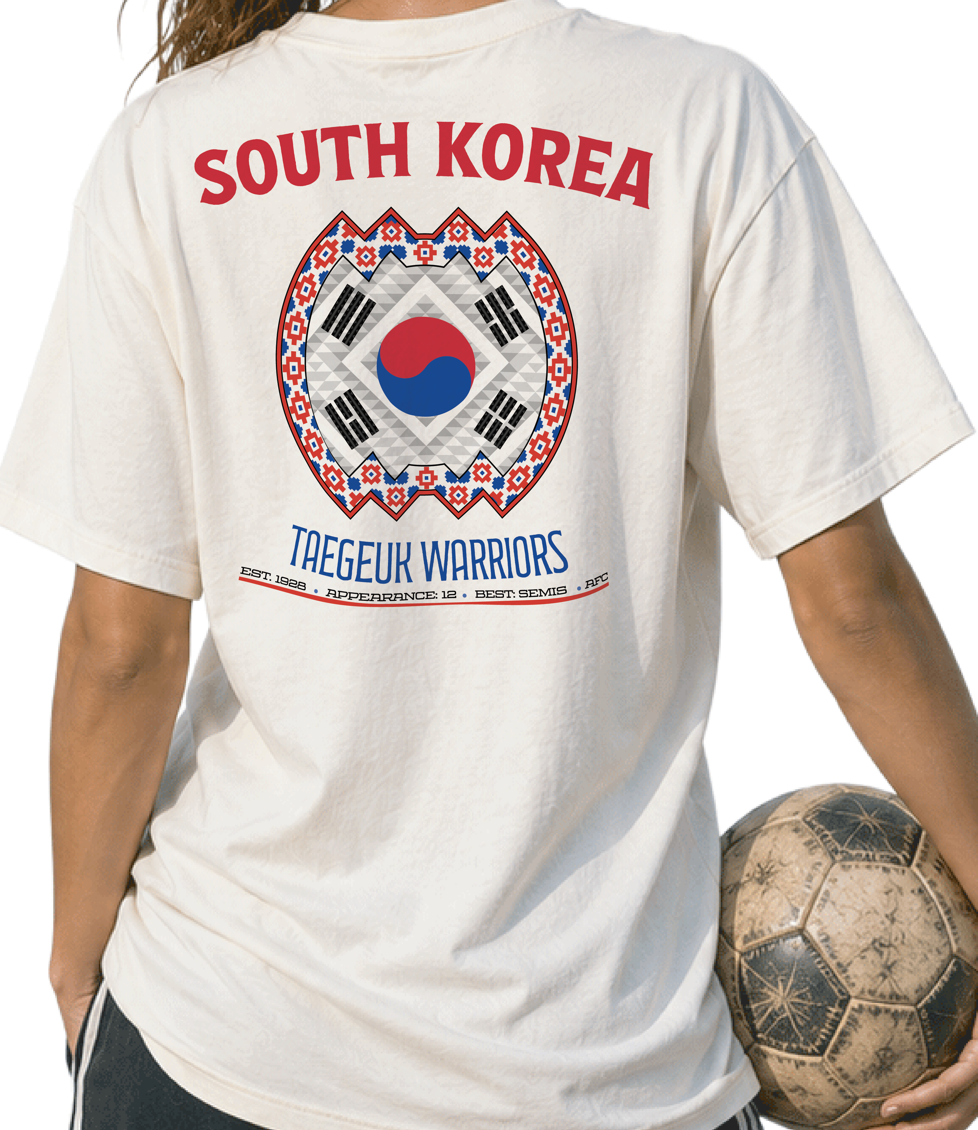 Back - South Korea - Taegeuk Warriors GRAPHIC T-SHIRT