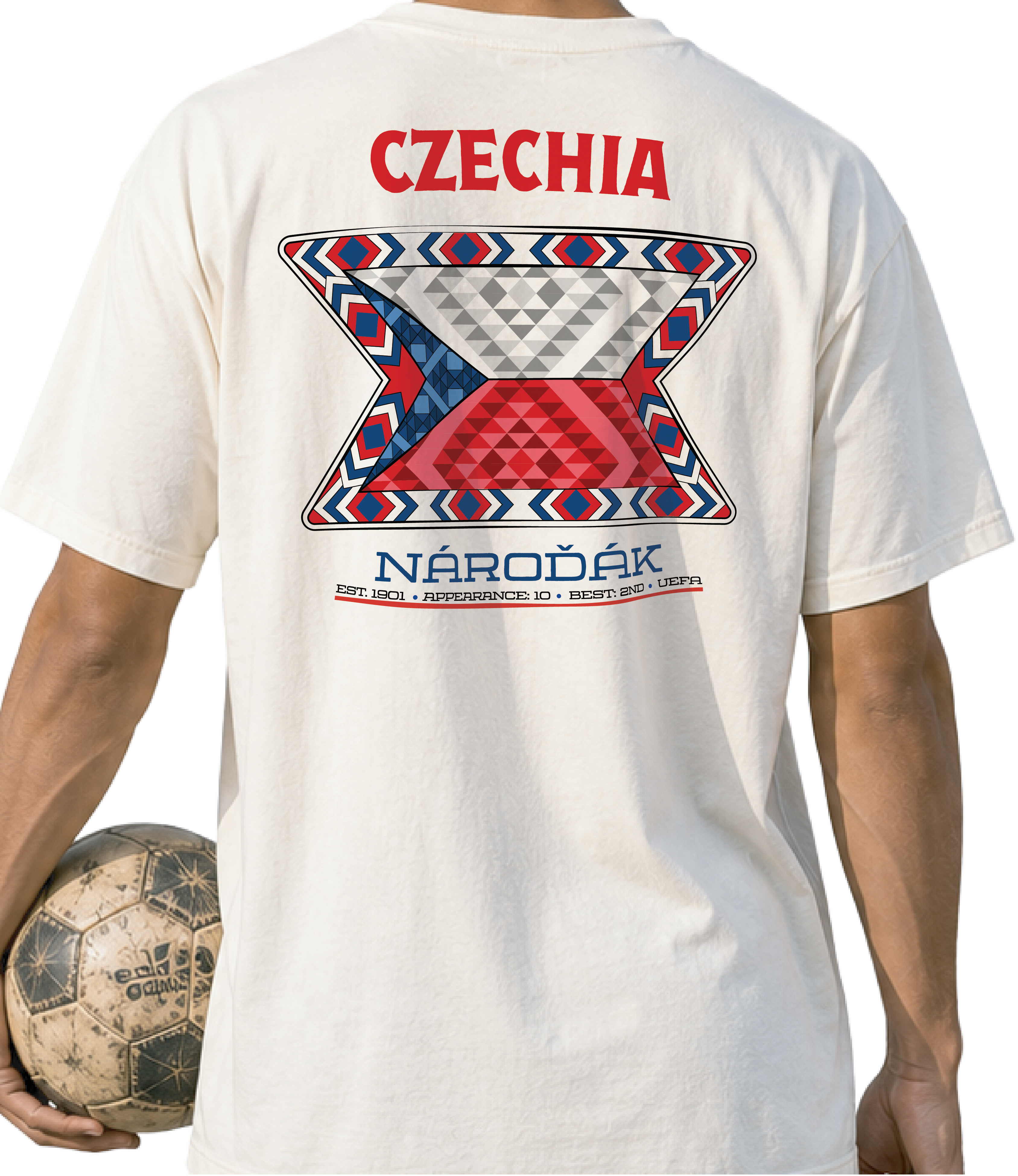 Back - Czechia - Národák Graphic T-shirt