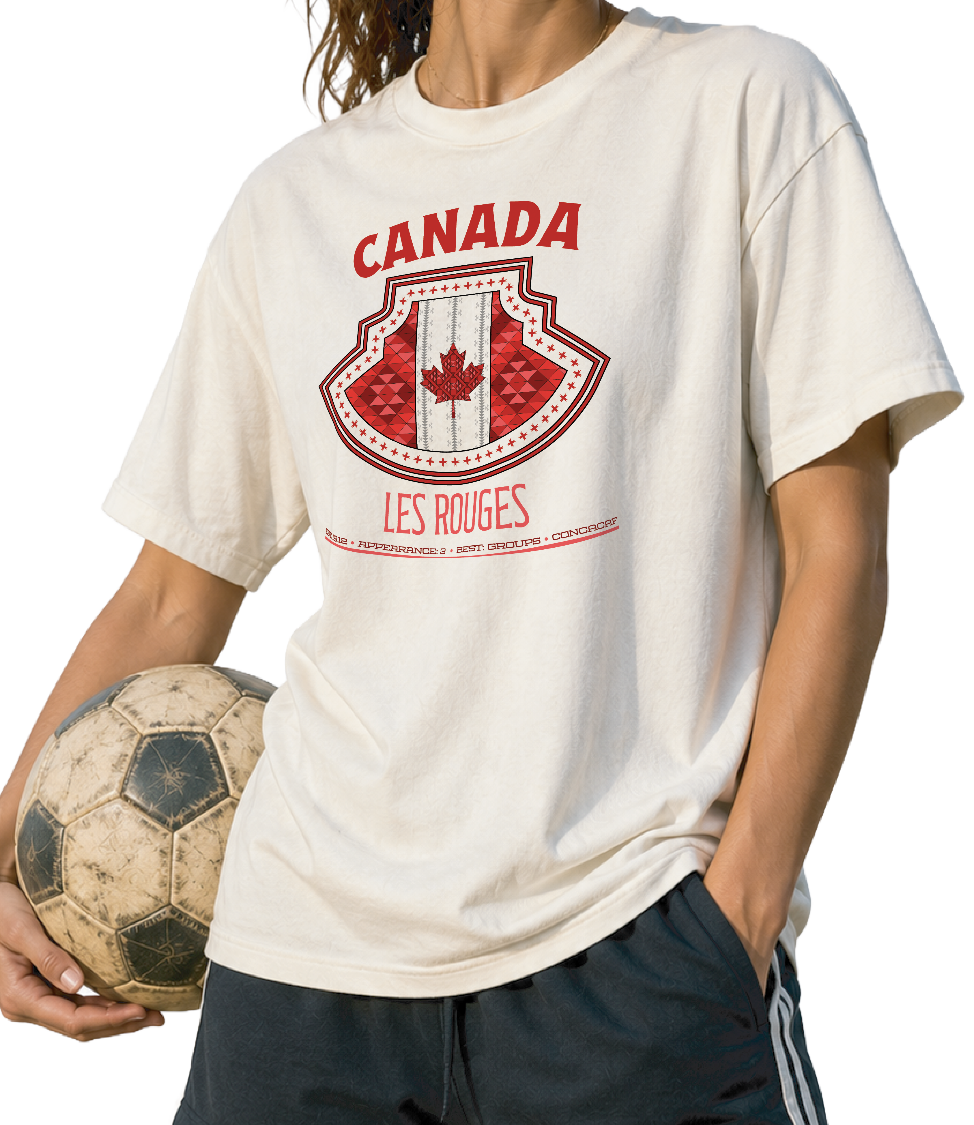 Front - Canada - Les Rouges Graphic T-Shirt