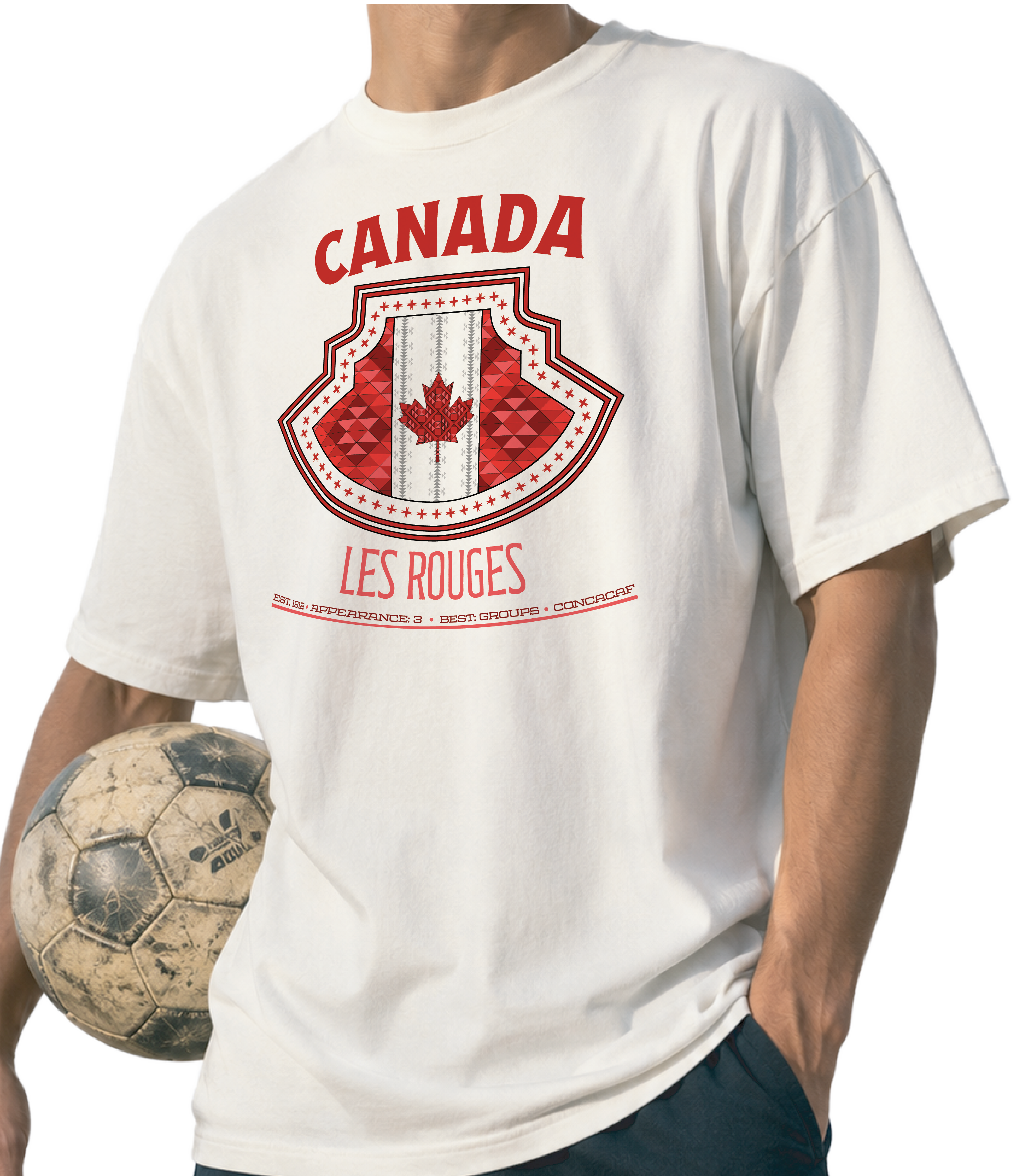 Front - Canada - Les Rouges Graphic T-Shirt