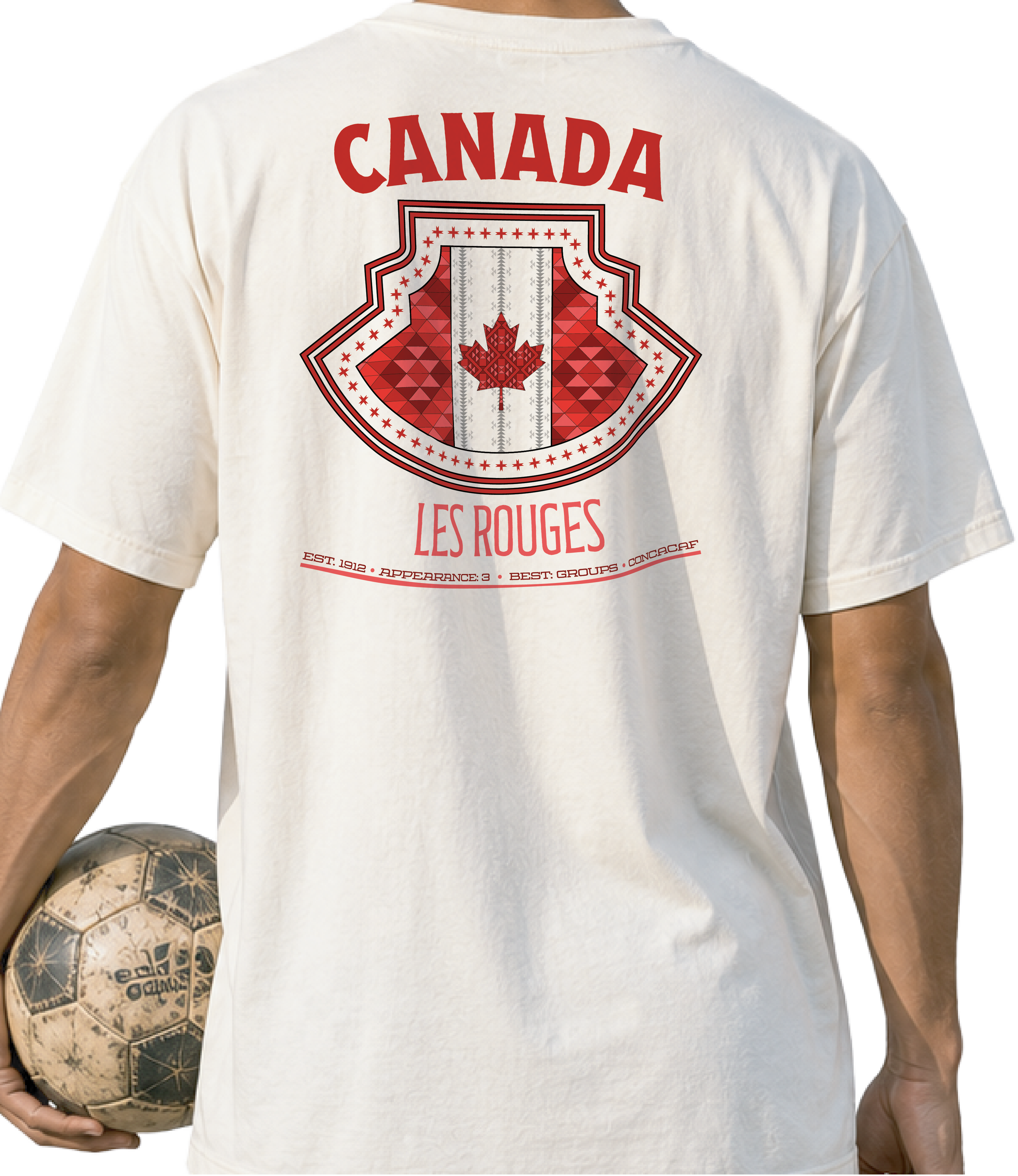 Back - Canada - Les Rouges Graphic T-Shirt