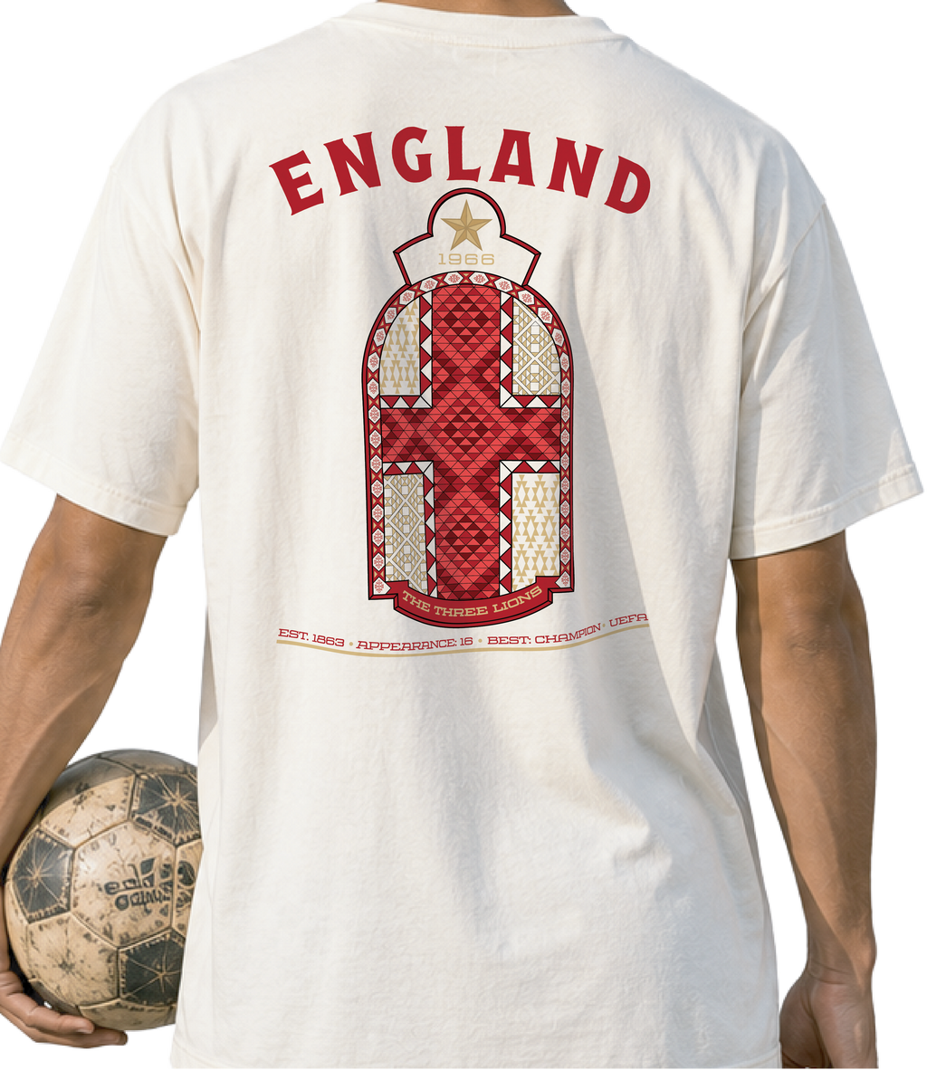 Back - England - The Three Lions Graphic T-Shirt