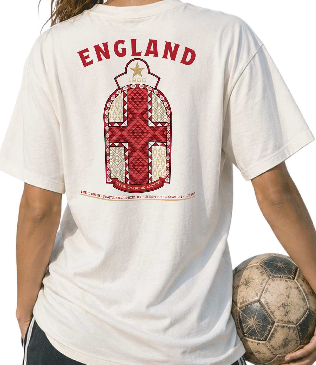 Back - England - The Three Lions Graphic T-Shirt