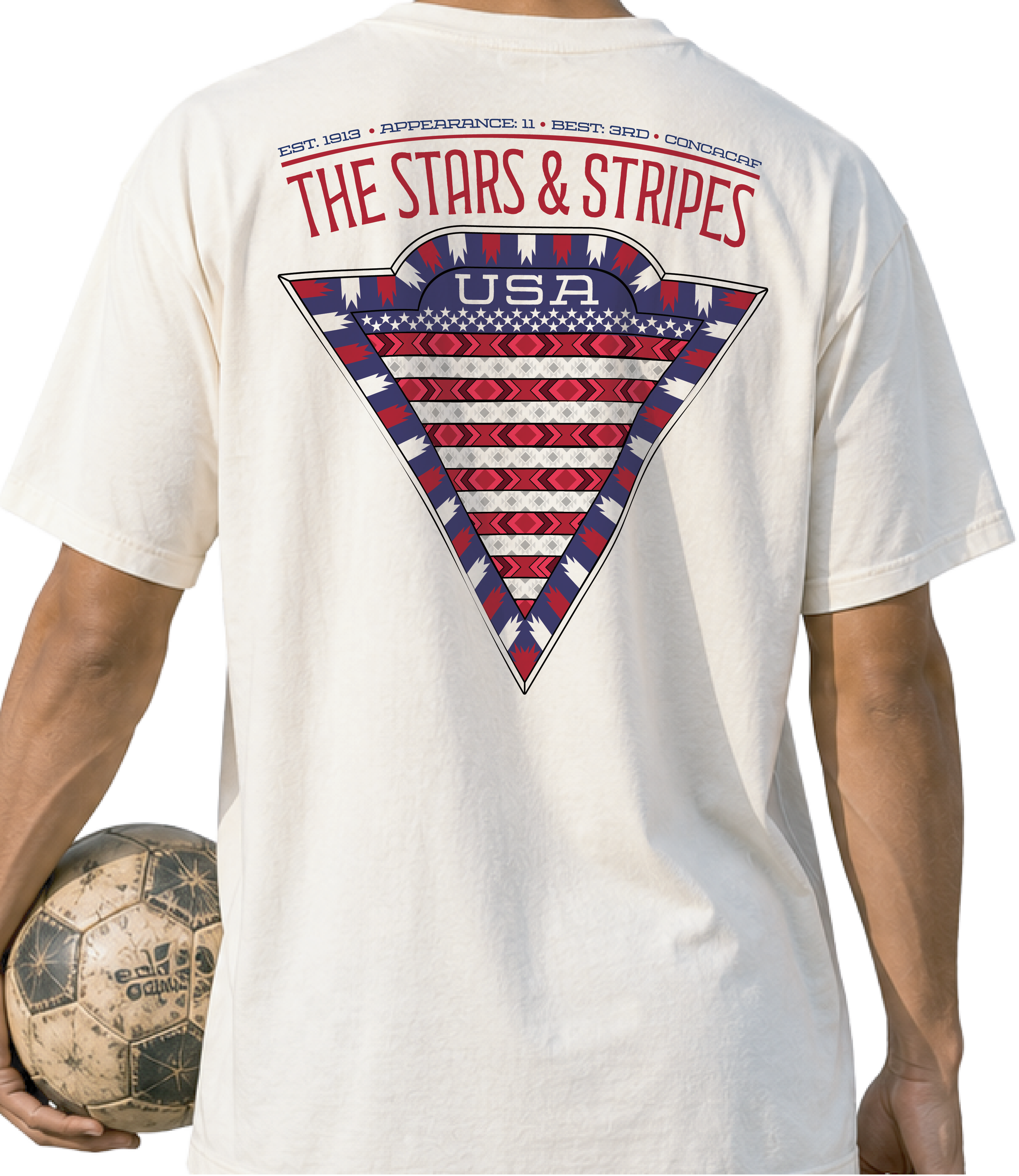 BACK - USA - THE STARS & STRIPES GRAPHIC T-SHIRT