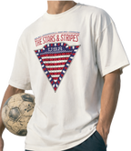 FRONT- USA - THE STARS & STRIPES GRAPHIC T-SHIRT