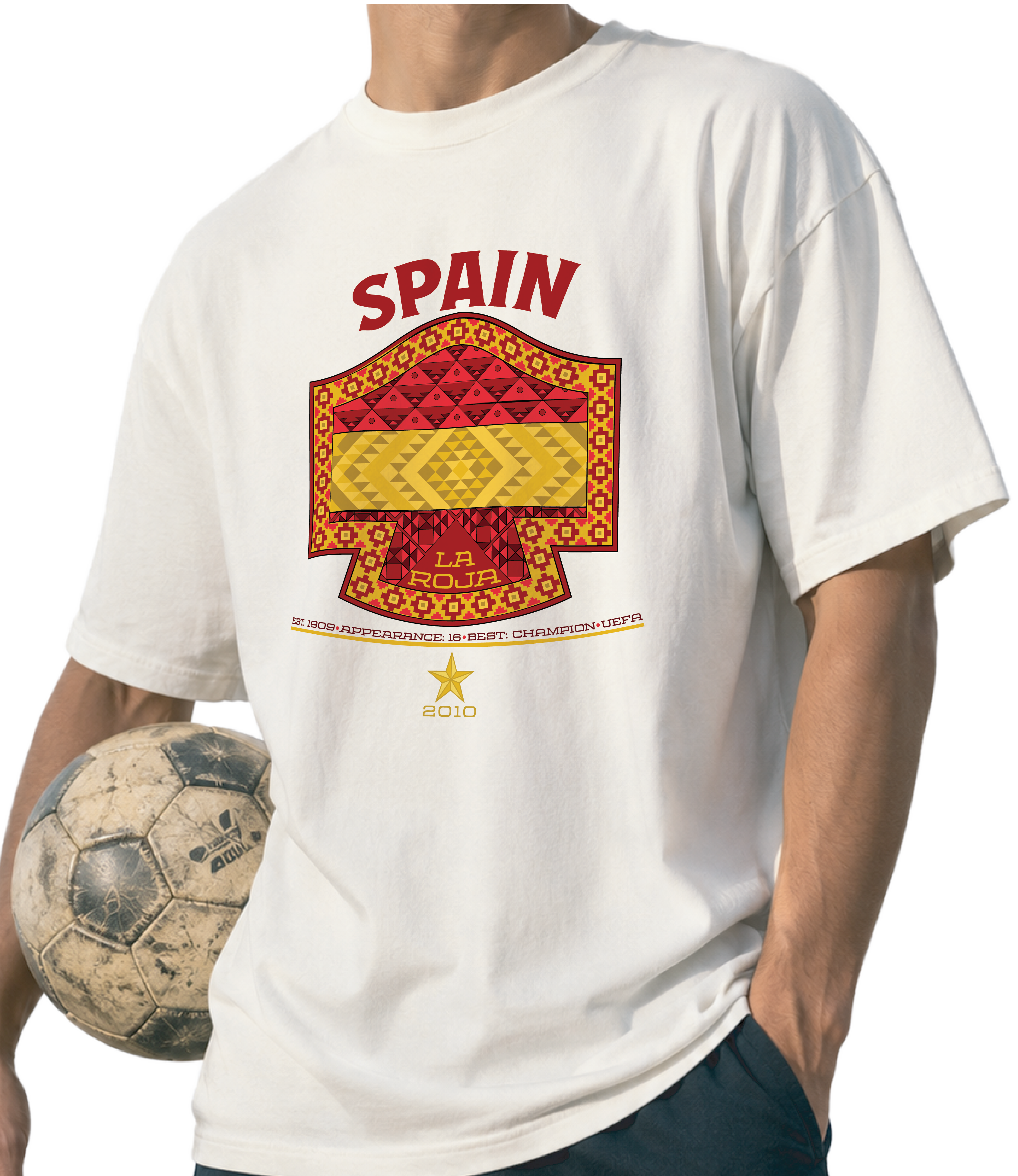 Front - Spain - La Roja Graphic T-Shirt