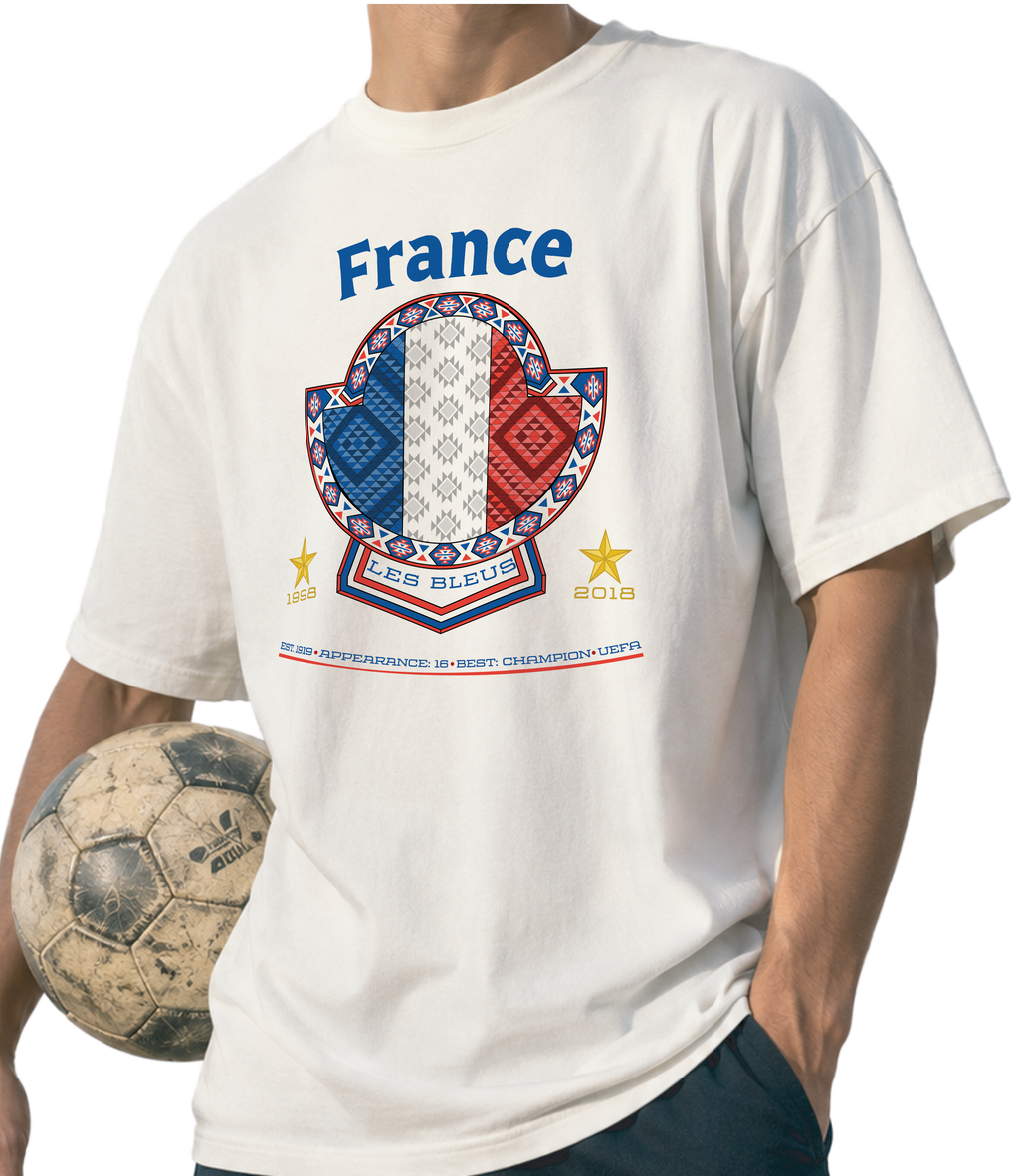 Front - France - Les Bleus Graphic T-Shirt