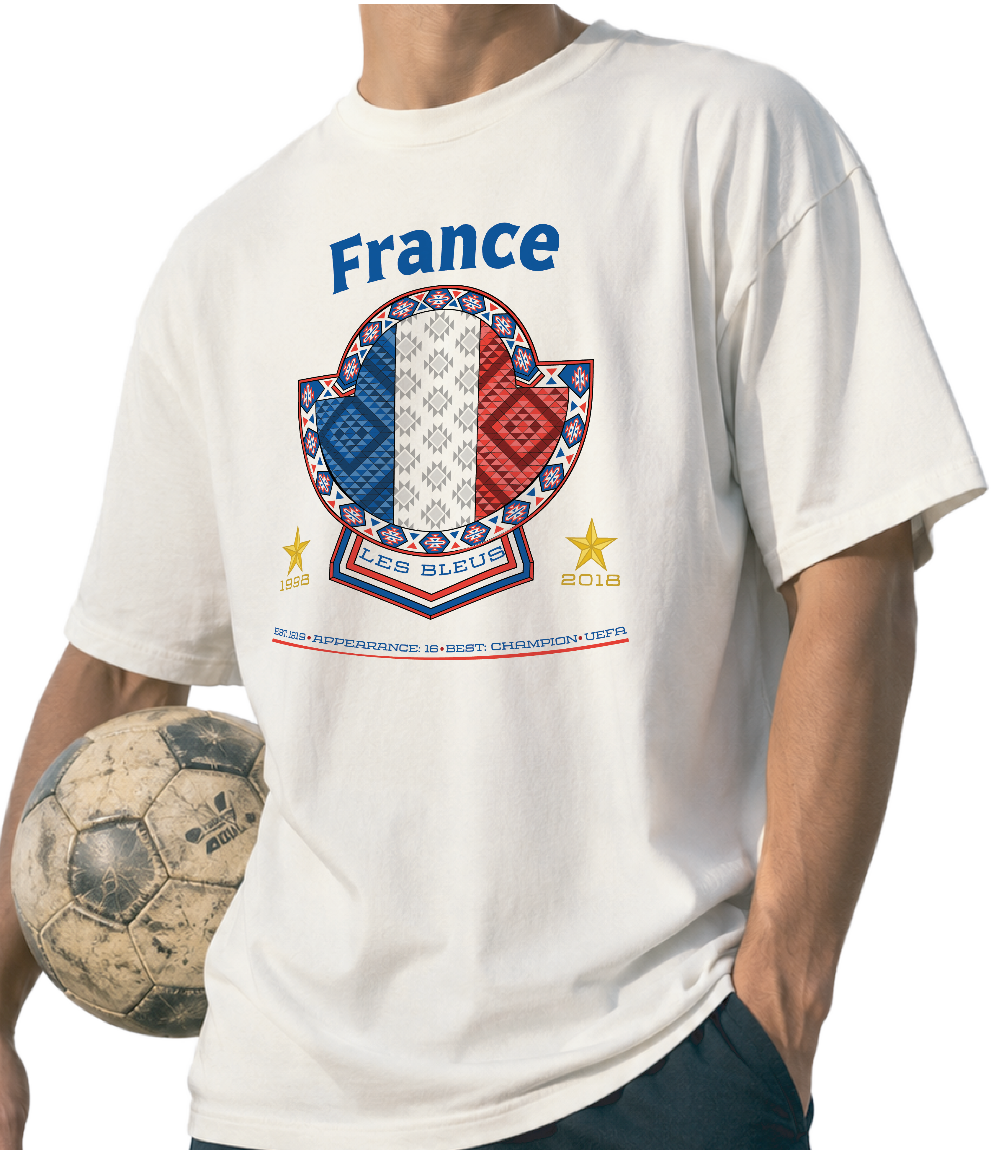 Front - France - Les Bleus Graphic T-Shirt