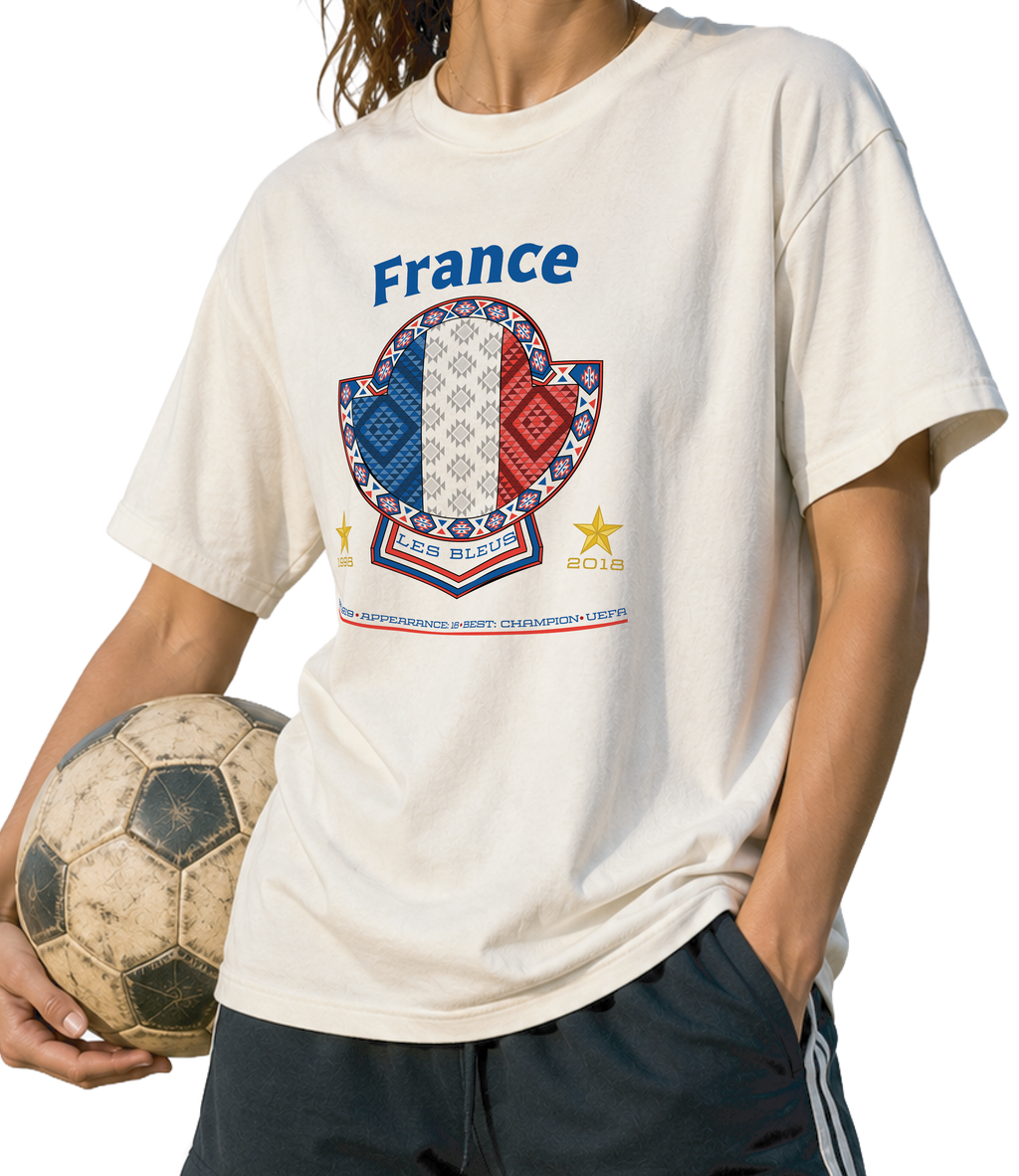 Front - France - Les Bleus Graphic T-Shirt
