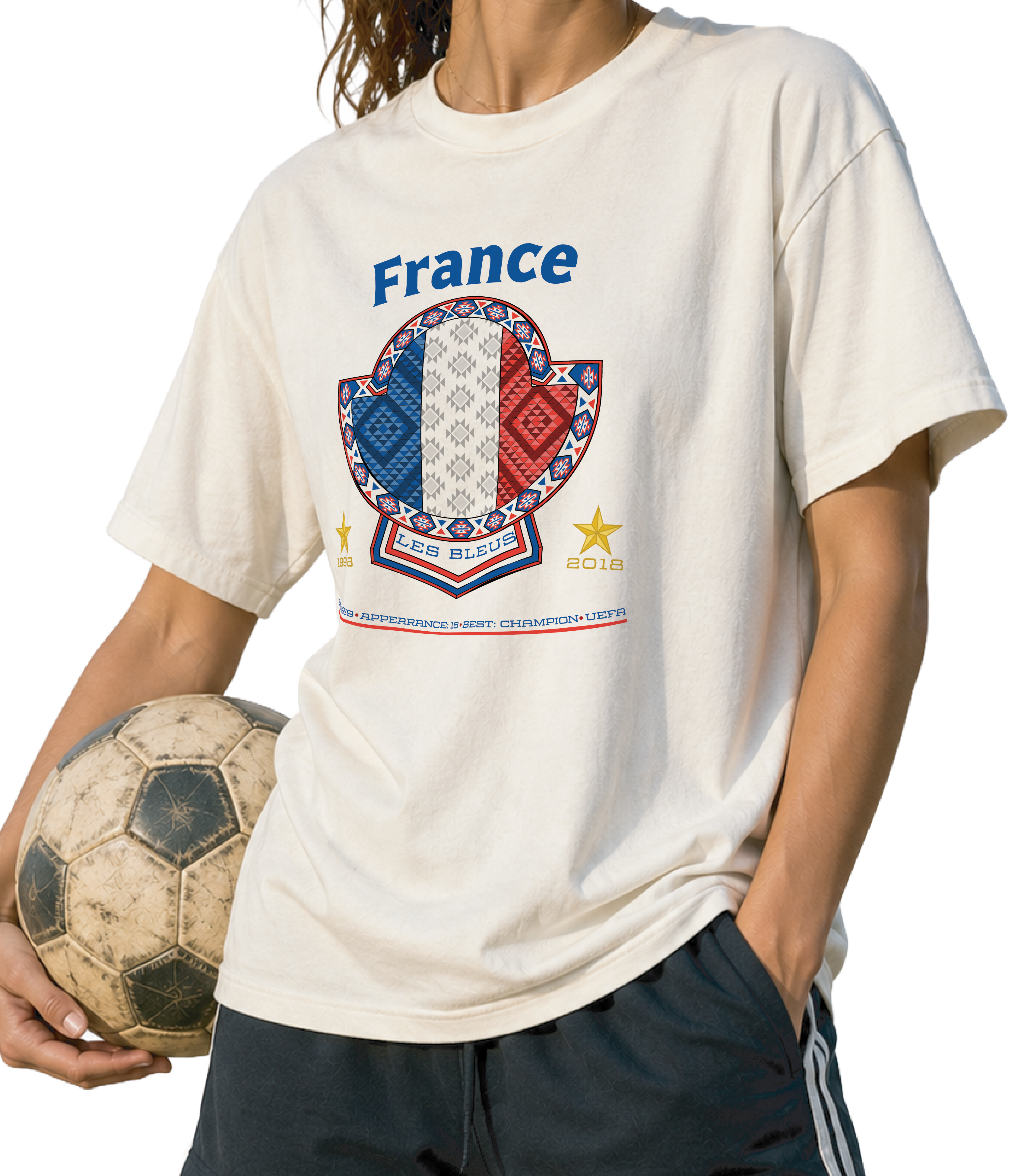 Front - France - Les Bleus Graphic T-Shirt