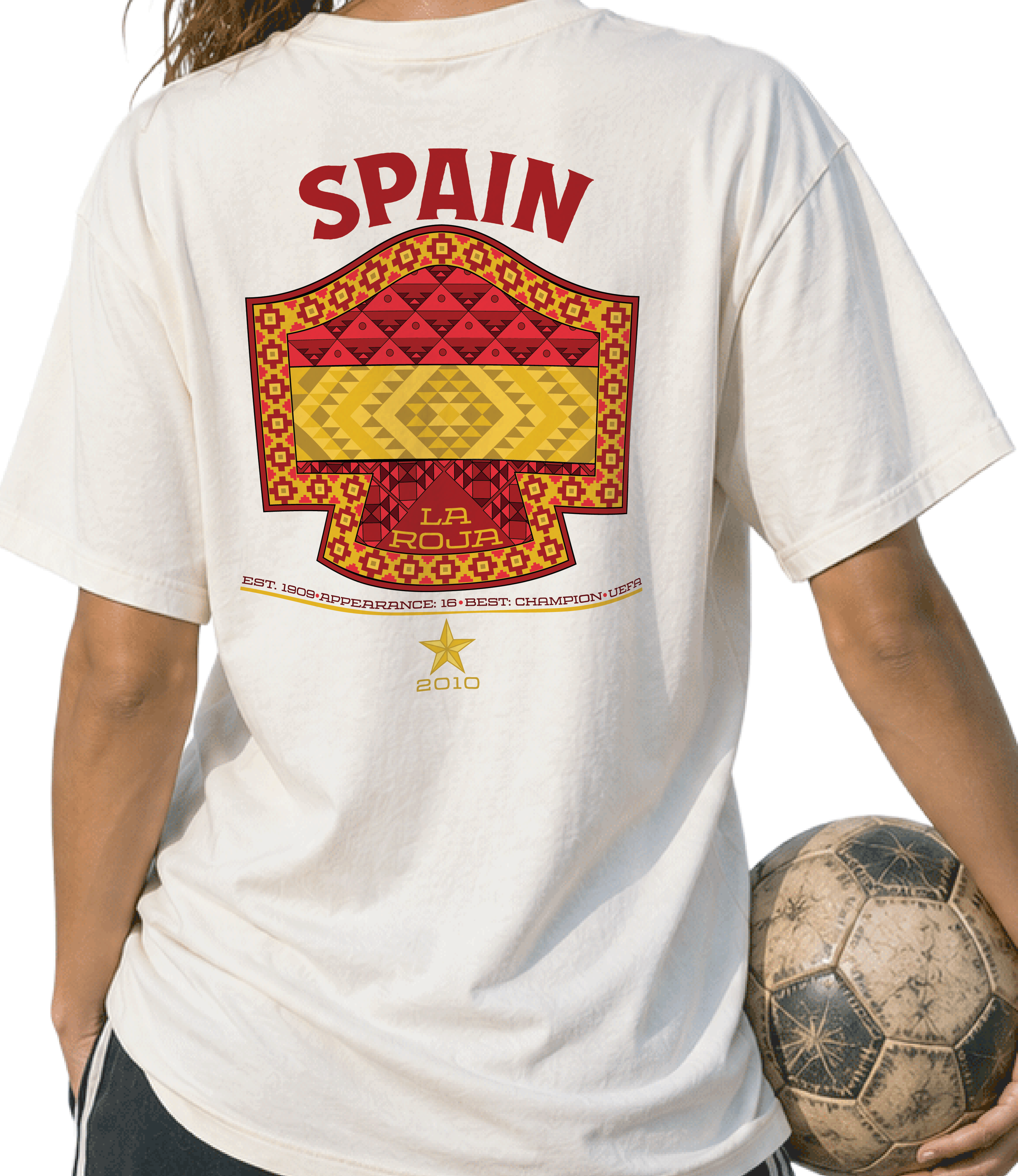 Back - Spain - La Roja Graphic T-Shirt