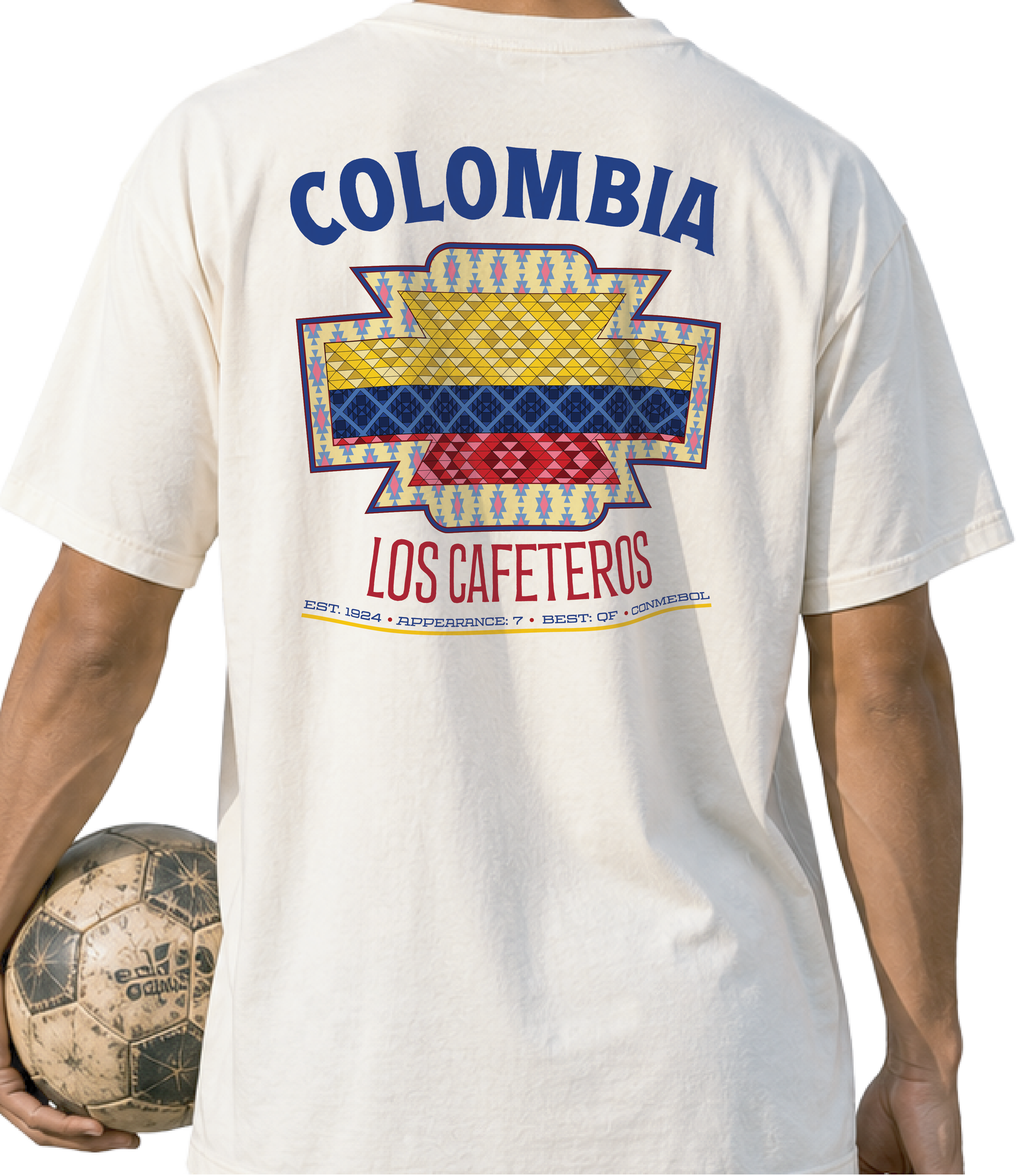 Back - Colombia - Los Cafeteros Graphic T-Shirt