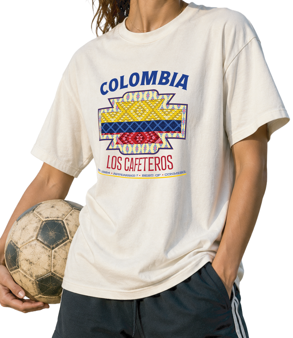 Front - Colombia - Los Cafeteros Graphic T-Shirt