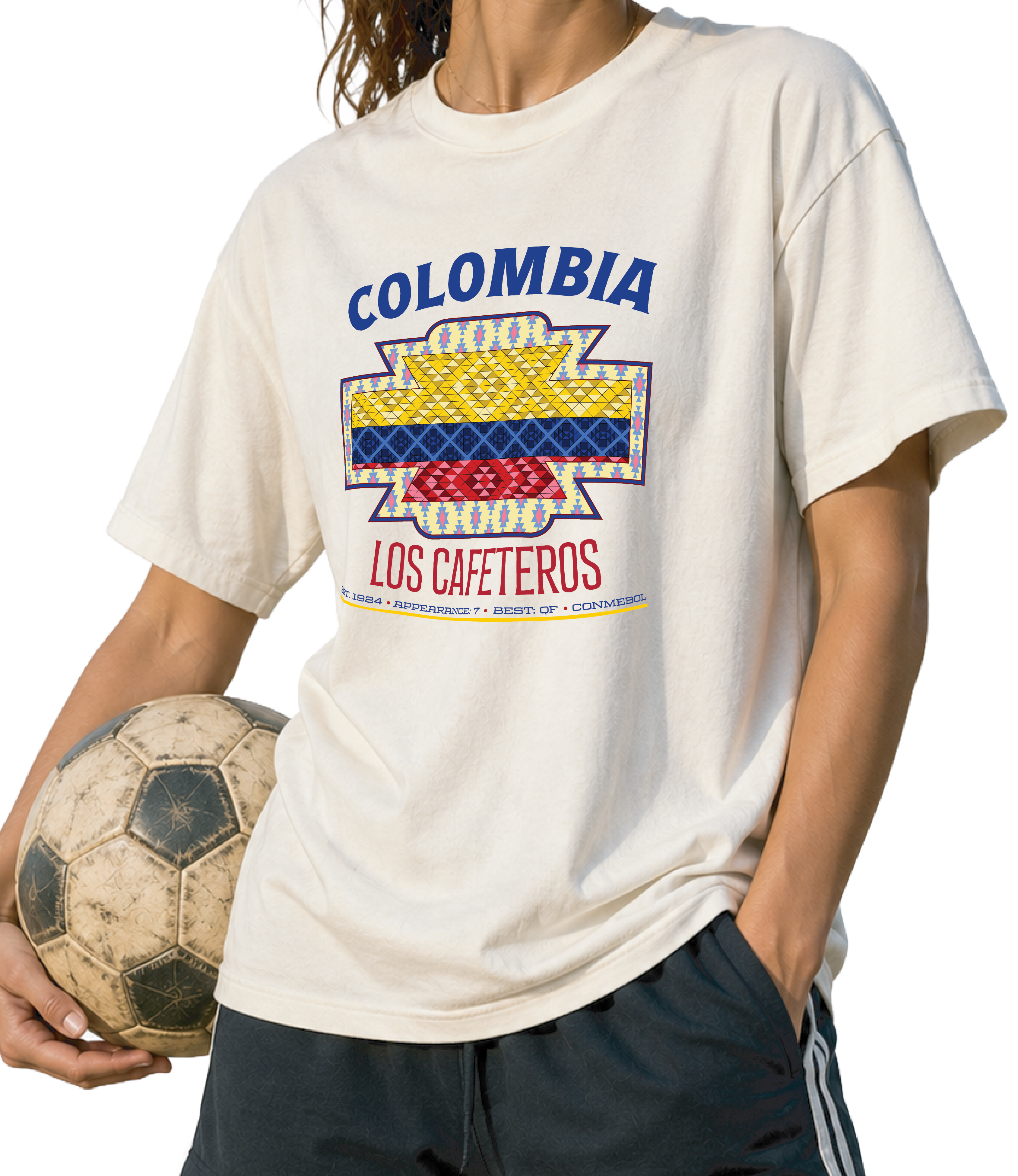 Front - Colombia - Los Cafeteros Graphic T-Shirt