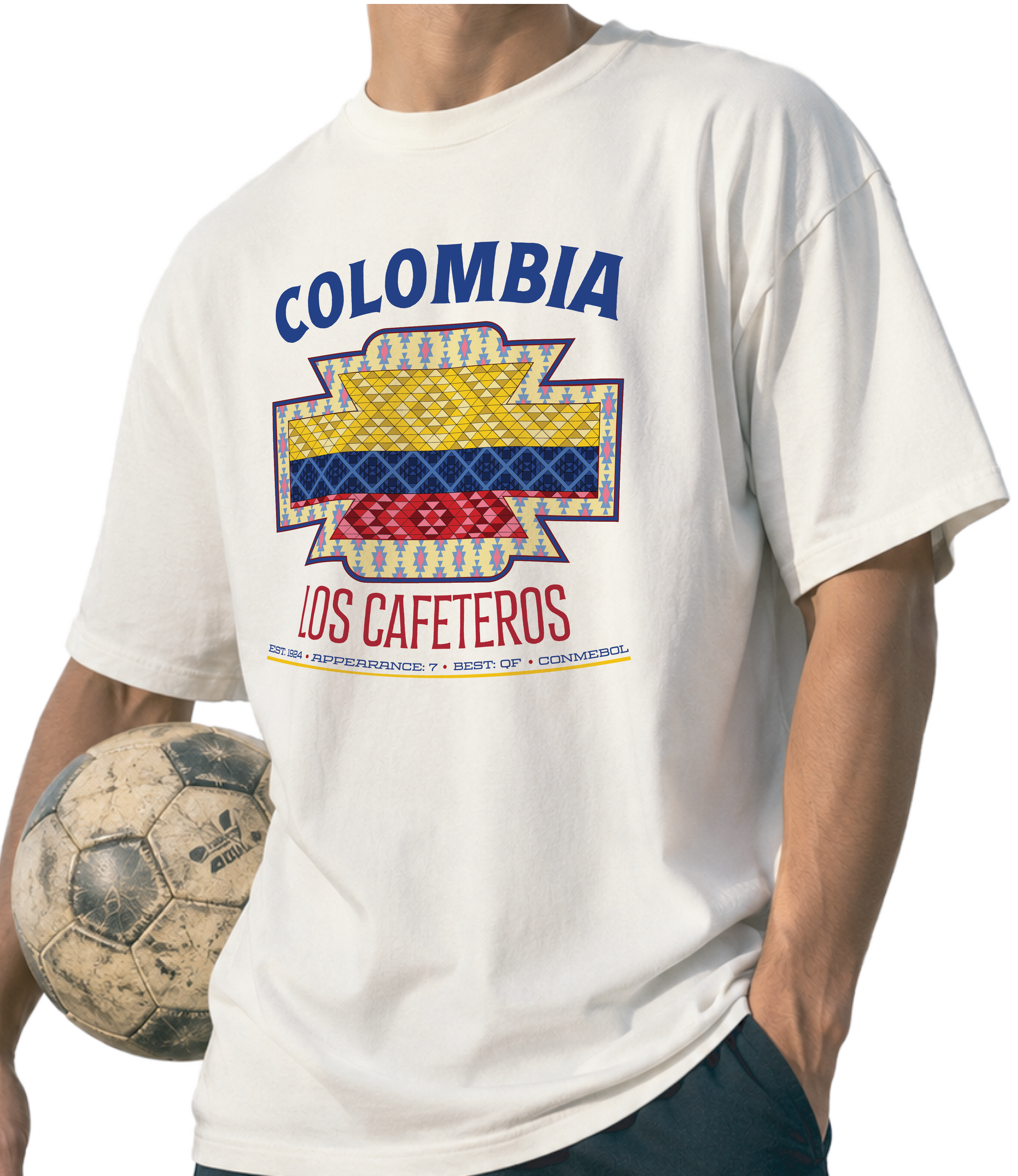 Front - Colombia - Los Cafeteros Graphic T-Shirt