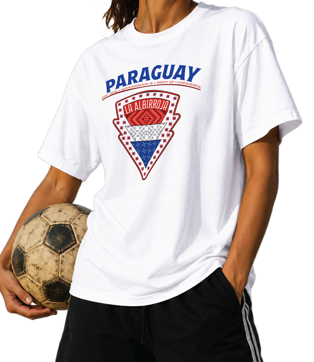 Front - Paraguay - La Albiroja Graphic T-Shirt